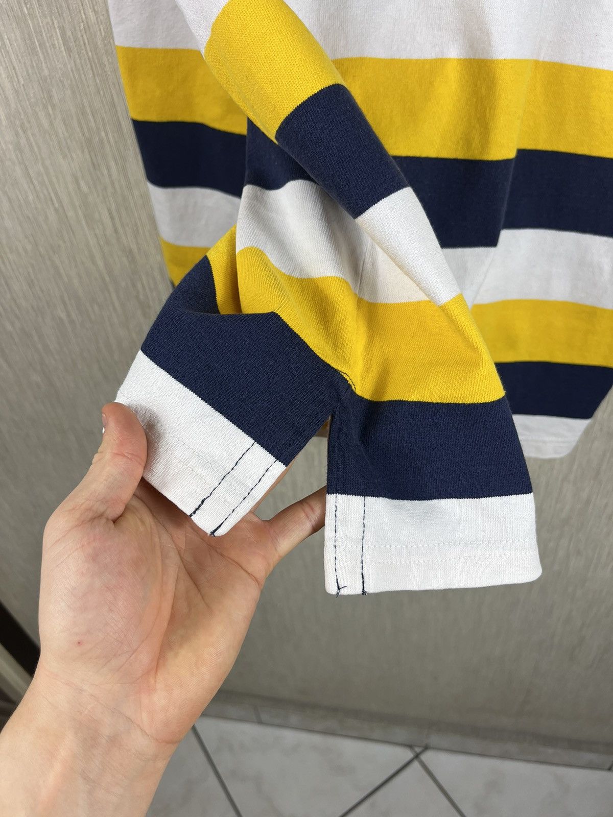 Polo Ralph Lauren × Ralph Lauren × Vintage Vintage 90s Polo Ralph Lauren rugby striped y2k long sleeve Size US S / EU 44-46 / 1 - 12 Thumbnail