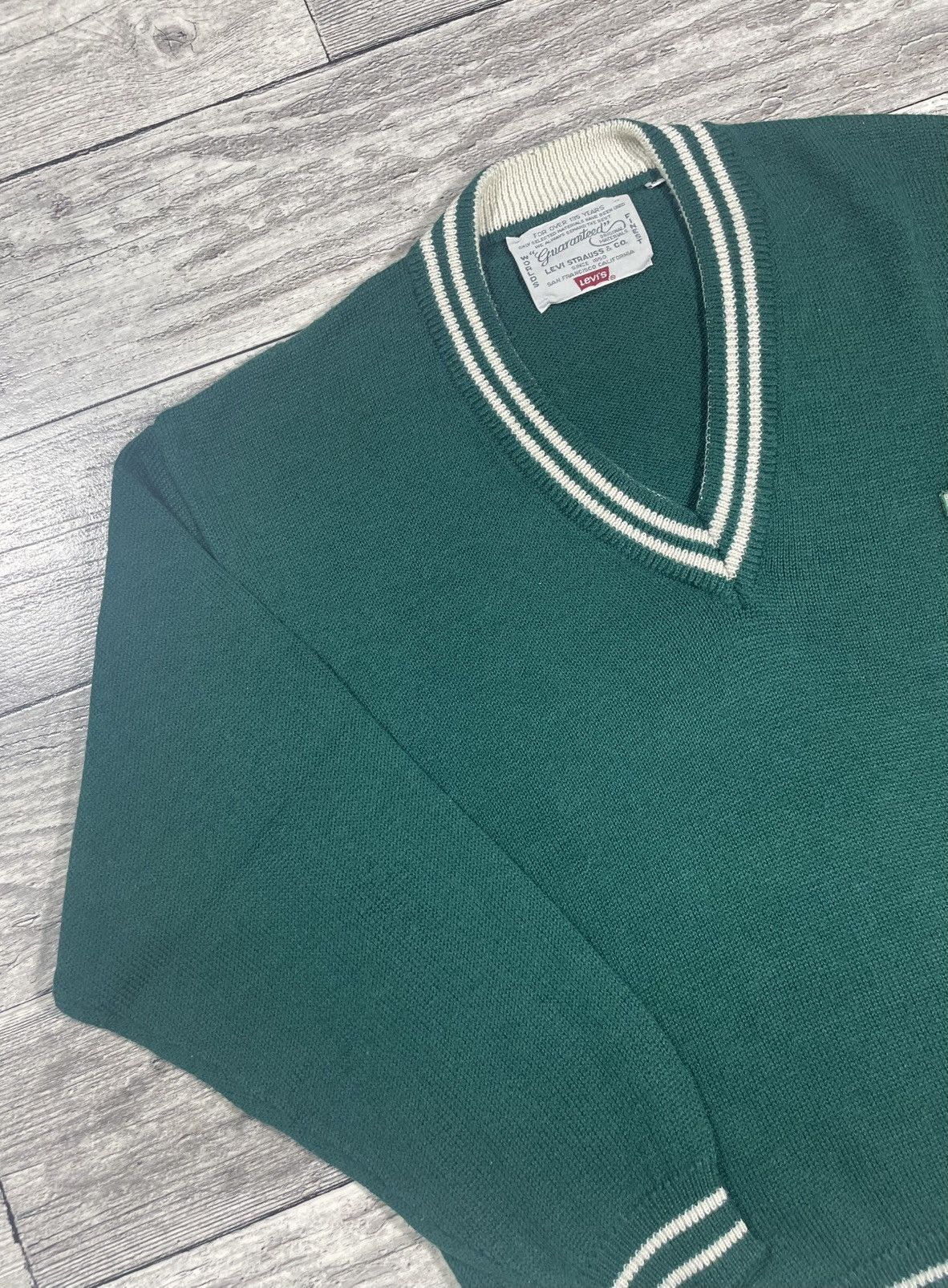 Levi's Rare Vintage Levis 1973 Wool Jumper Sweater Crewneck Size US M / EU 48-50 / 2 - 2 Thumbnail