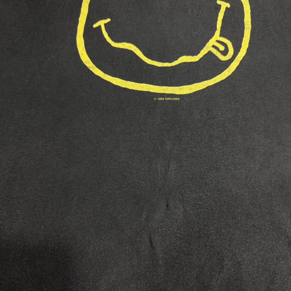Nirvana Vintage Nirvana Smiley Shirt 1992 Size US XL / EU 56 / 4 - 8 Thumbnail