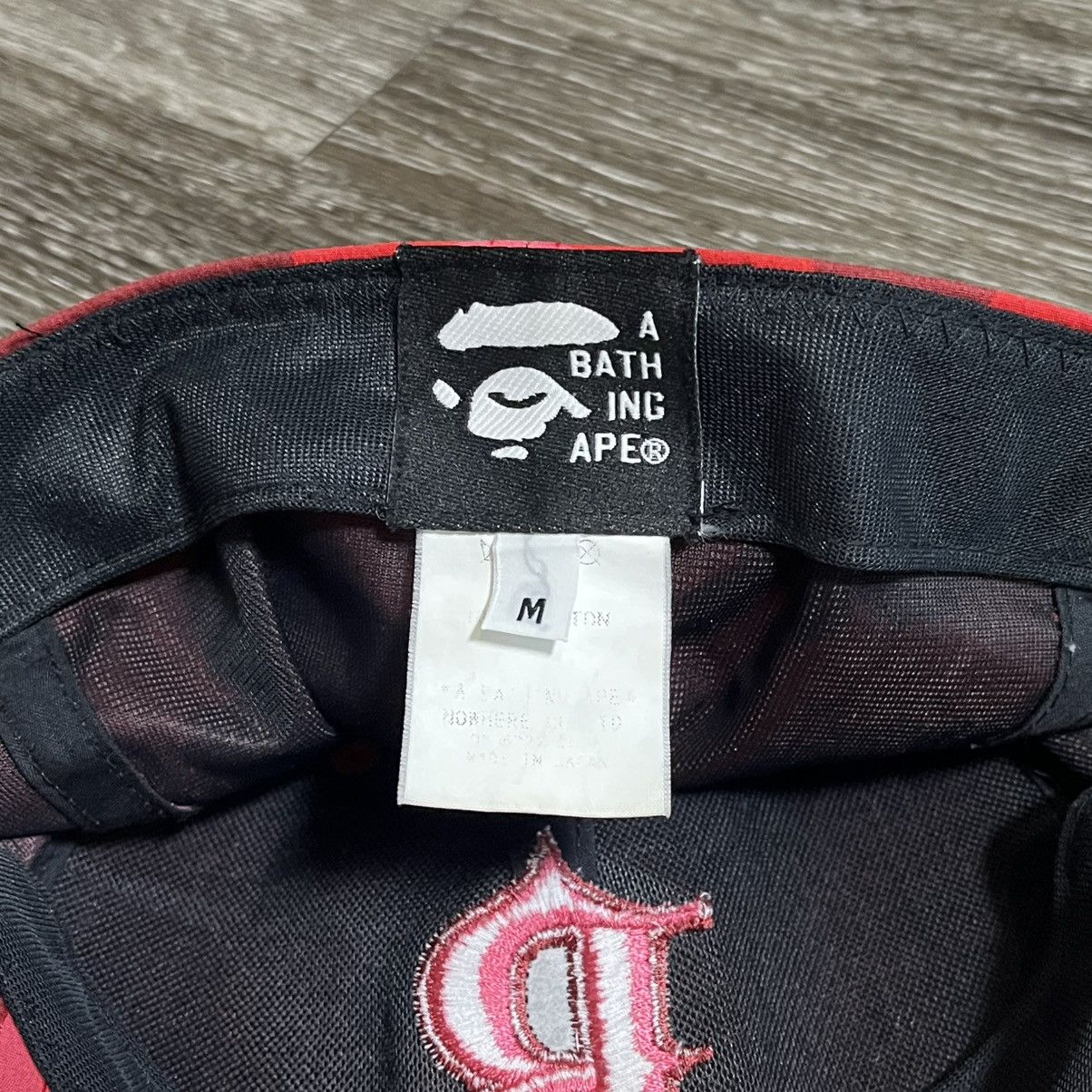 Bape [Avg. Resell: $145] A Bathing Ape BAPE Red Camo Baseball Cap Size ONE SIZE - 4 Thumbnail