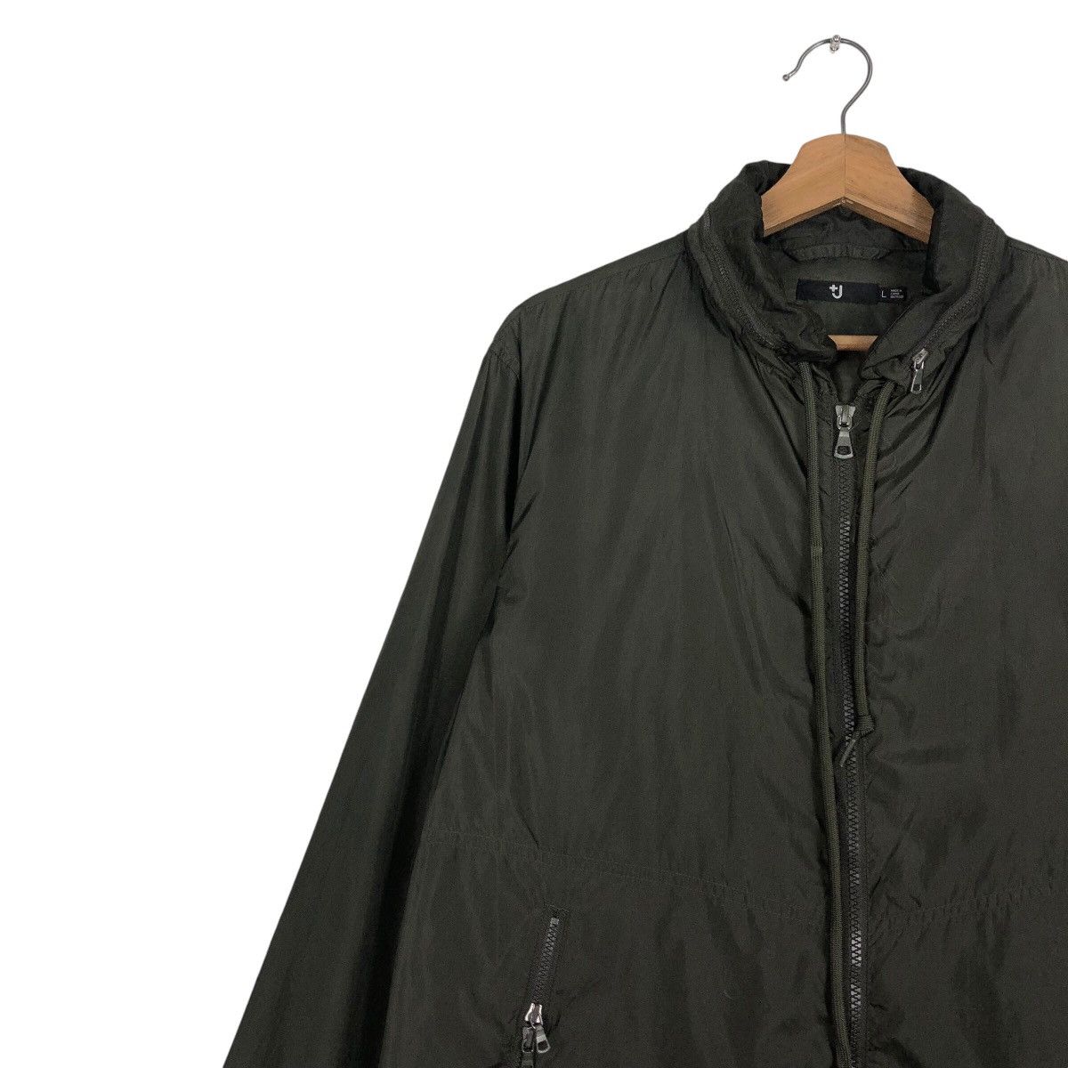 Jil Sander 📌Military Design Biker Zipper Jacket J+ Jil Sander Size US L / EU 52-54 / 3 - 8 Thumbnail