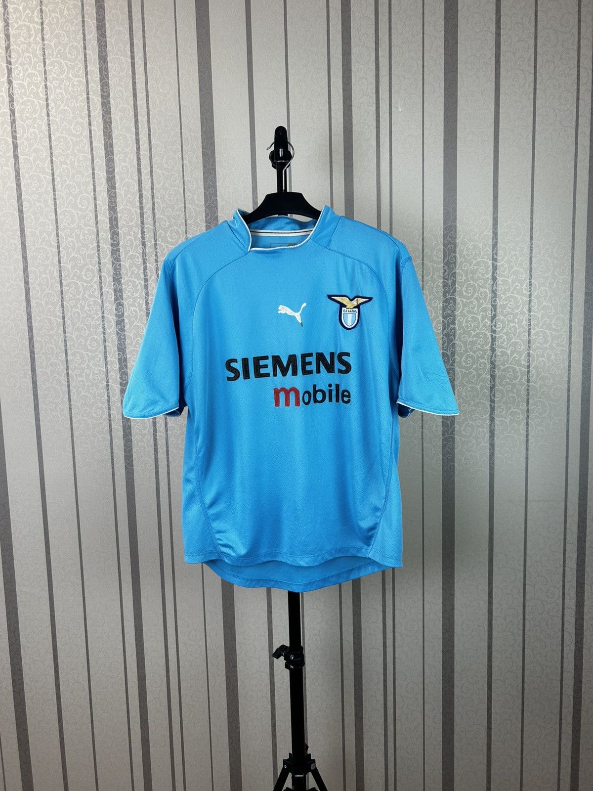 Puma Puma Lazio 2001/2002 Vintage Home Soccer Jersey Size M Size US M / EU 48-50 / 2 - 1 Thumbnail