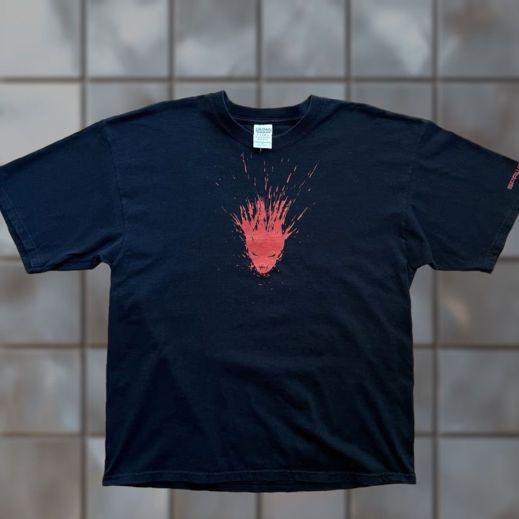 VINTAGE Spawn Shirt XL Black 90s Horror Comics Mcfarlane Toys Punk Art Mens