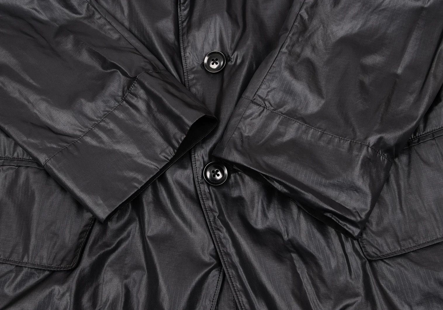 Yohji Yamamoto Yohji Yamamoto Ripstop Nylon Lapel Jacket Size US M / EU 48-50 / 2 - 8 Thumbnail