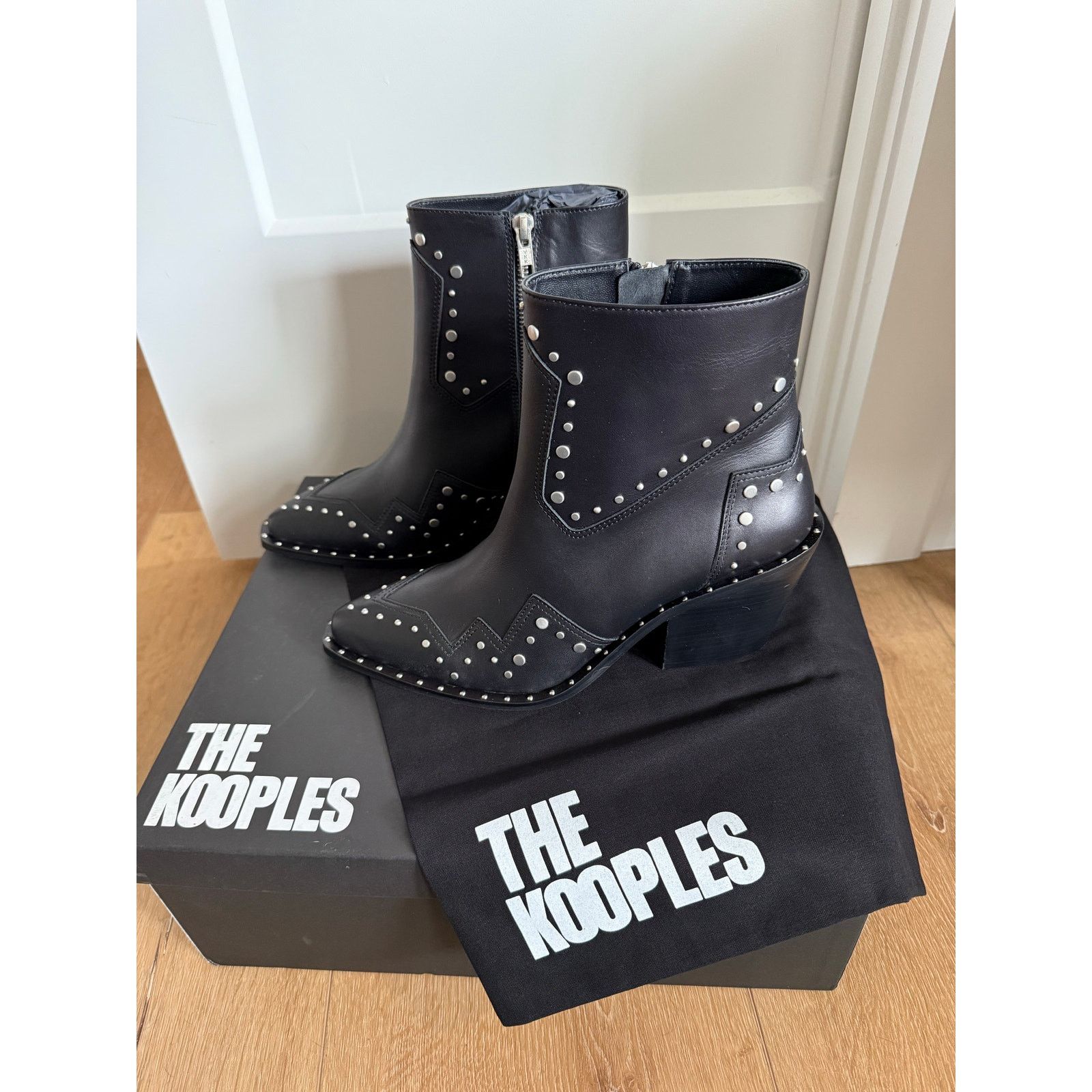 The Kooples $445 New The Kooples Santiag Studded Boot Fr40/ US9 Size US 9 / IT 39 - 5 Thumbnail