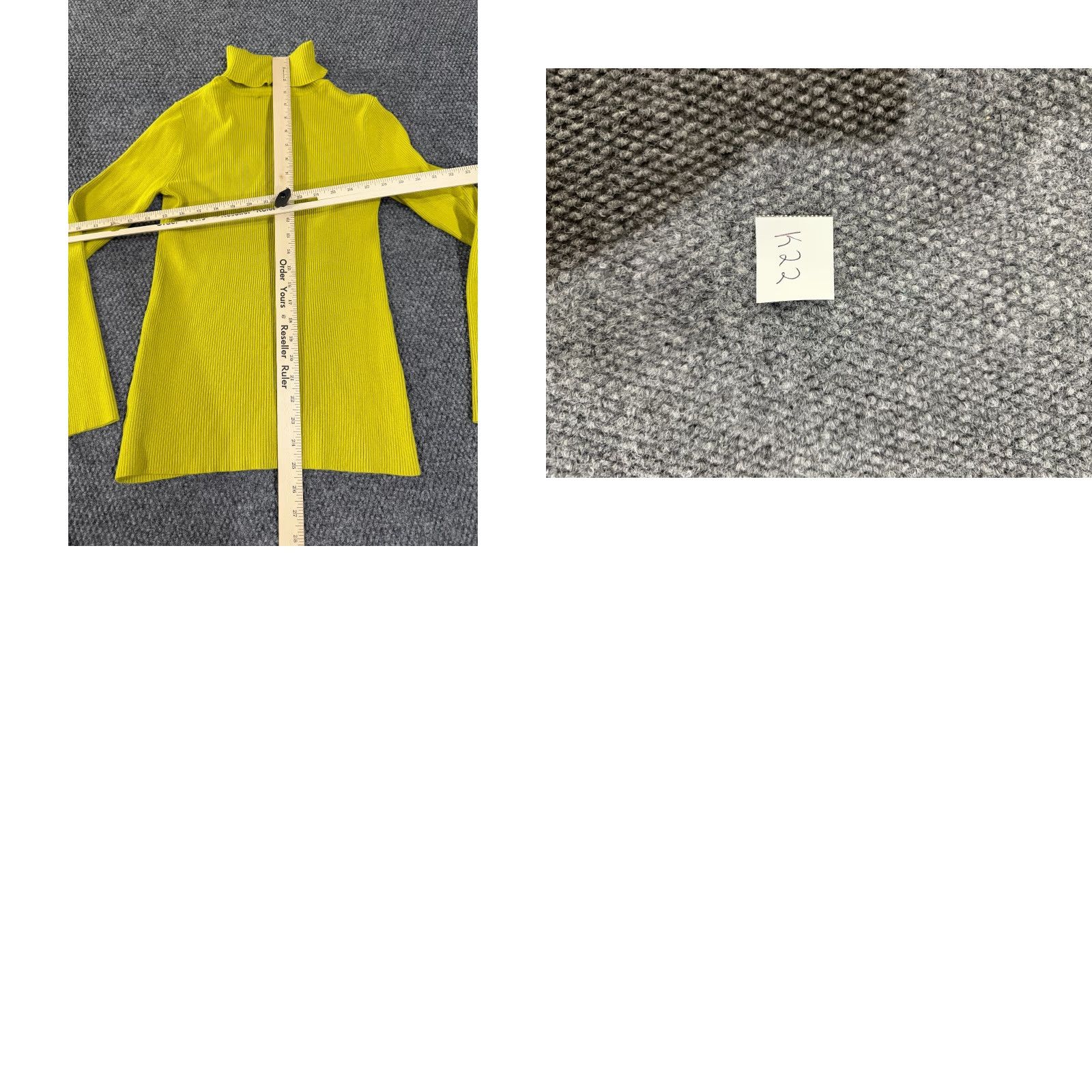 Coldwater Creek Coldwater Creek Sweater Womens XS Yellow Turtleneck Long Sleeve Ribbed Knit Pullover Casual Winter Fall Regular Raglan Sleeve Size XS / US 0-2 / IT 36-38 - 8 Thumbnail