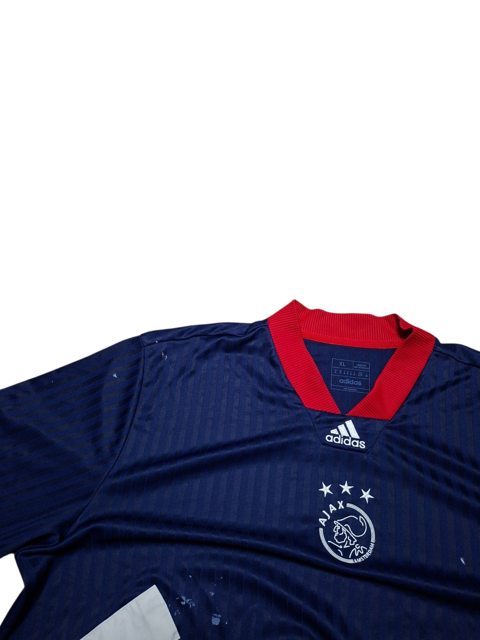Adidas AJAX AMSTERDAM ADIDAS VINTAGE DIRTY SOCCER JERSEY Size US XL / EU 56 / 4 - 3 Thumbnail