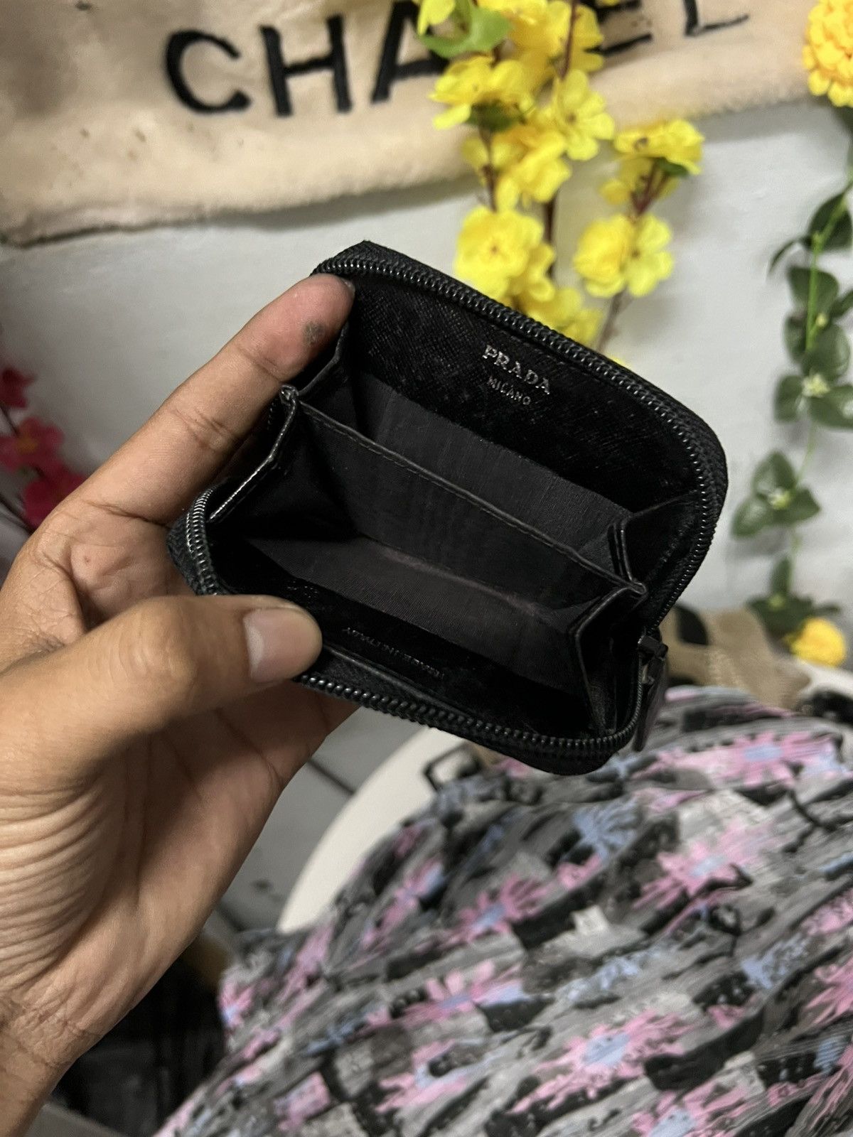 Prada Prada coin leather Black Wallet Size ONE SIZE - 5 Thumbnail