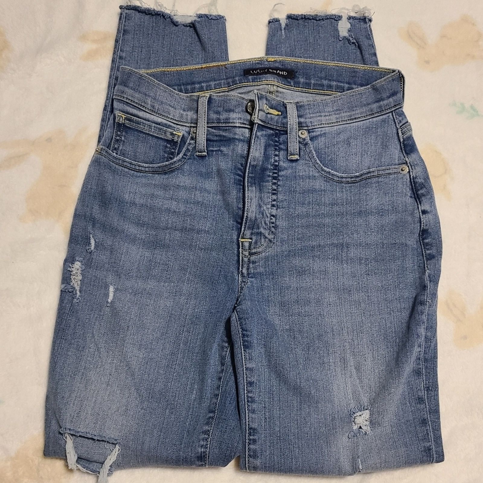 Lucky Brand Lucky Brand Women's Jeans High Rise Skinny Size 2/26A Size 26" / US 2 / IT 38 - 1 Thumbnail