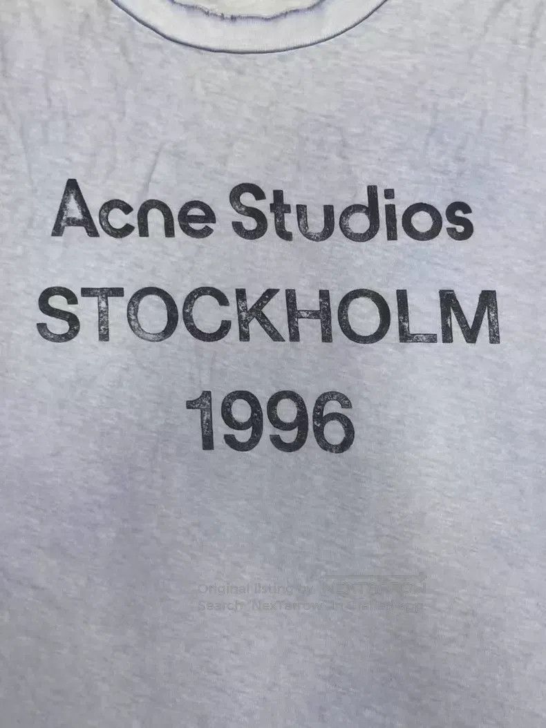 Acne Studios Acne Studios 1996 Series Logo Printed Crewneck Short Sleev Size US M / EU 48-50 / 2 - 3 Thumbnail