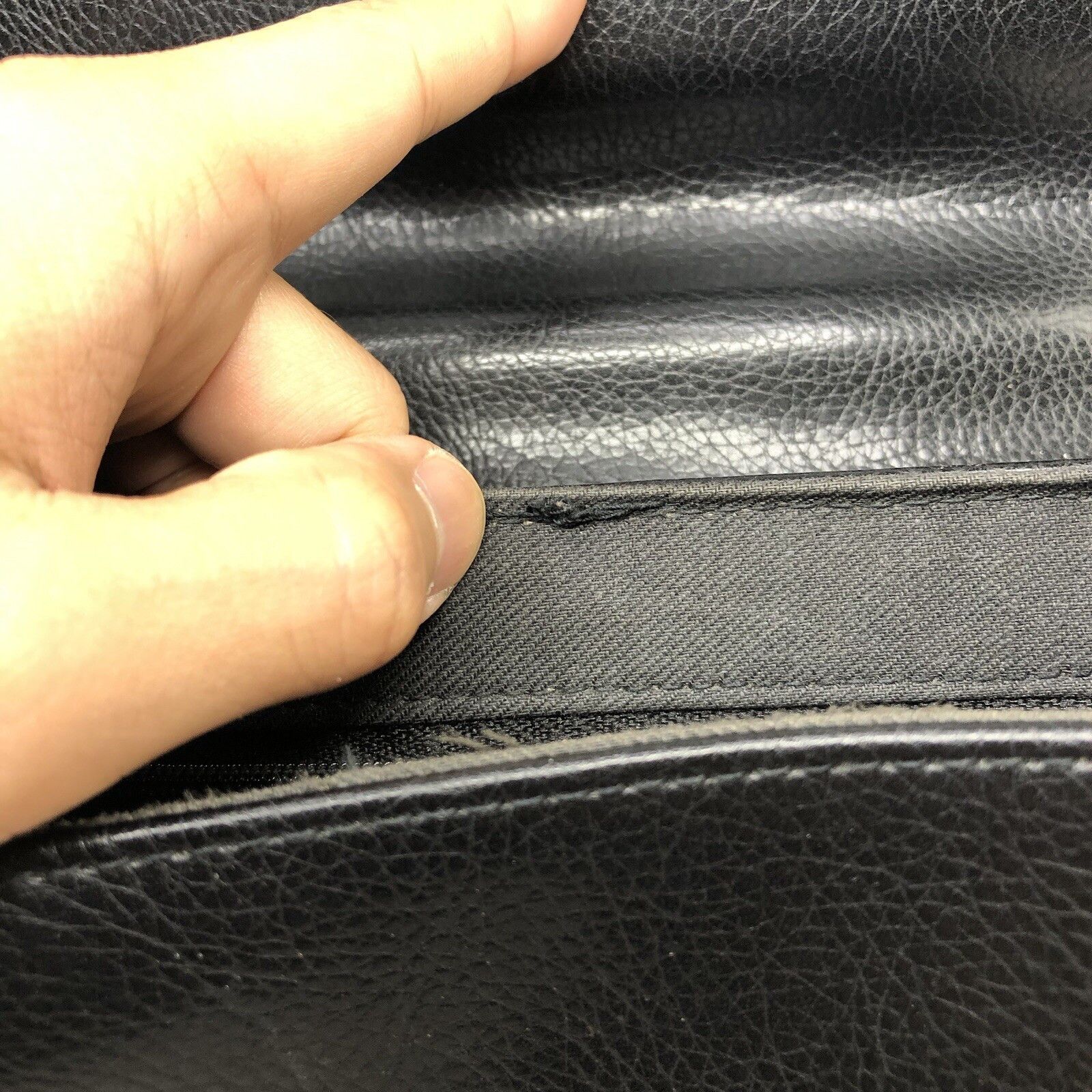 Other Vtg Carryland USA Leather Purse Black Brown Shoulder Bag Size ONE SIZE - 13 Thumbnail