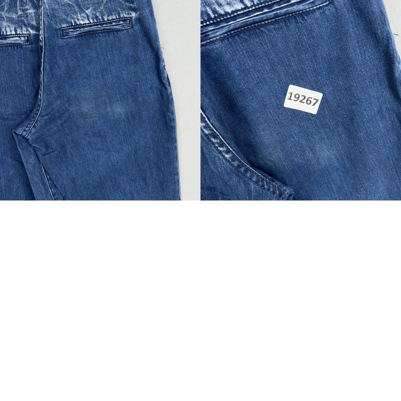 Vintage BLANKNYC Jeans Womens 26 Blue High Rise Denim Pleated Tapered Balloon Bo Legged Size 26" / US 2 / IT 38 - 10 Thumbnail