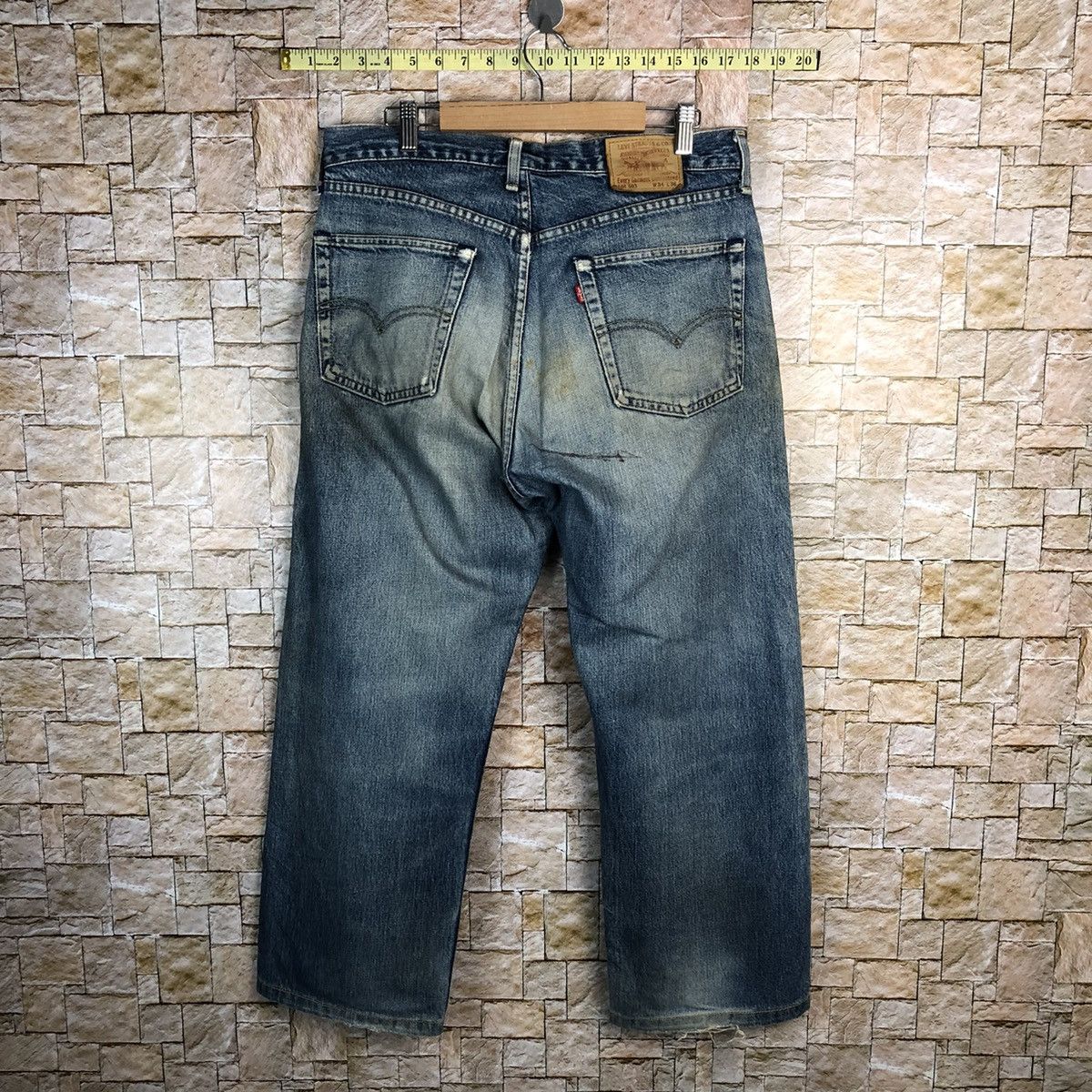 Levi's 503 Levis Blue faded Denim Pants #7572 Size US 34 / EU 50 - 14 Thumbnail