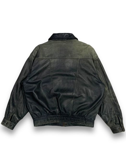 Vintage Vintage Durante Genuine Sheepskin Leather Bomber Jacket