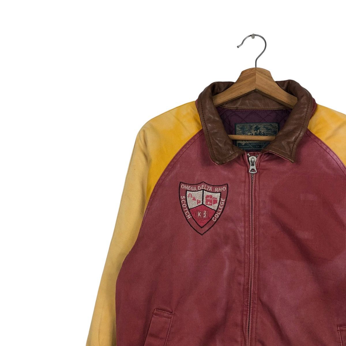 Pelle Pelle 🔥VINTAGE GENUINE LEATHER JACKET SCOTCH & SODA EMBROIDERY Size US S / EU 44-46 / 1 - 9 Thumbnail