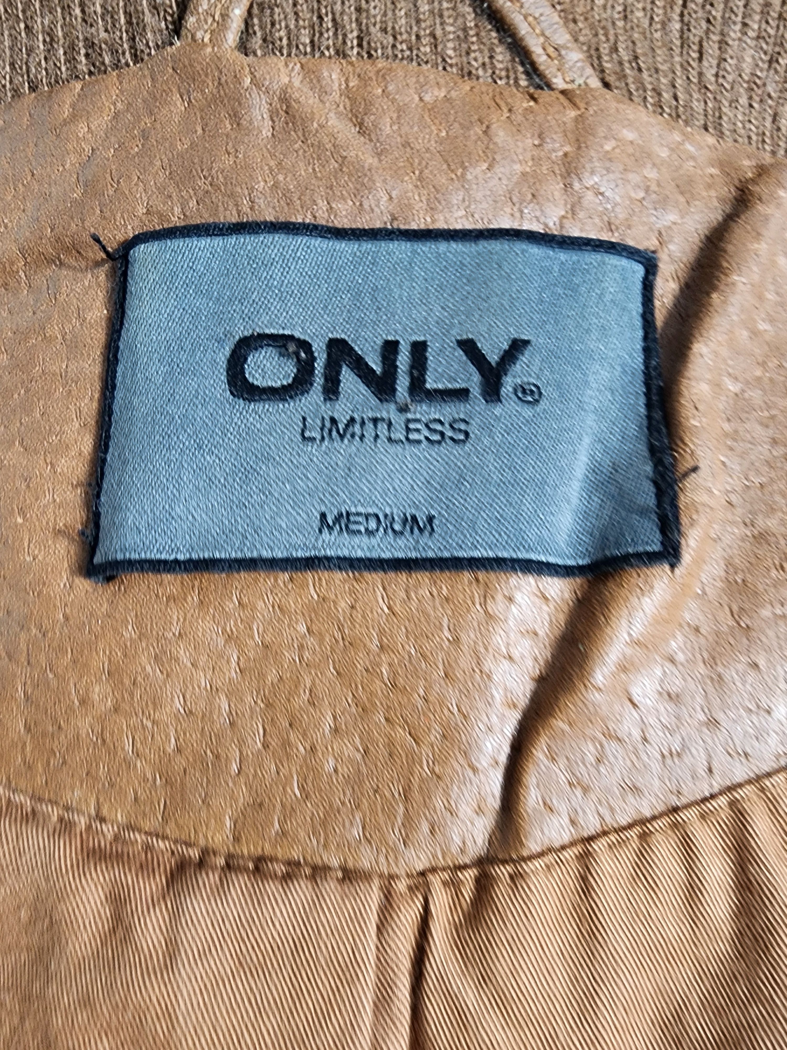 Genuine Leather Brown Leather Jacket: Women's Zip-Up Sportswear. Size M / US 6-8 / IT 42-44 - 7 Thumbnail