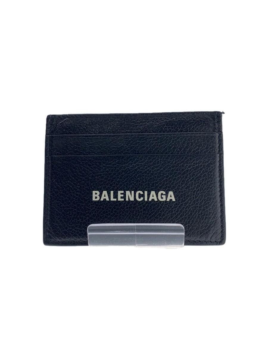 Balenciaga Balenciaga Leather Card Case Black Size ONE SIZE - 1 Thumbnail