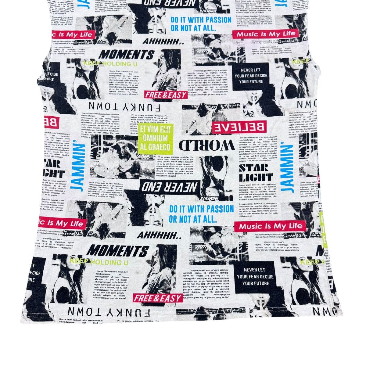 Japanese Brand Thunder Storm Newspepper Shirt Size US M / EU 48-50 / 2 - 9 Thumbnail
