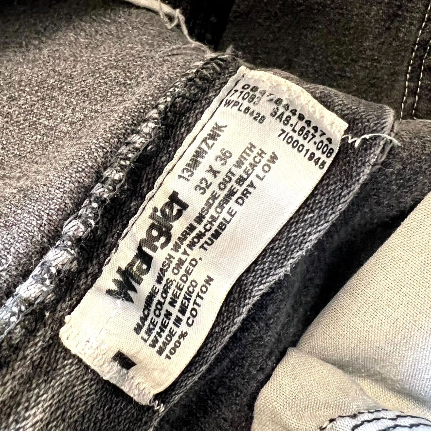 Wrangler Wrangler Cowboy Cut Original Fit Jeans Men's 32x36 Gray Denim Cotton High Rise Jeans Size US 32 / EU 48 - 6 Thumbnail