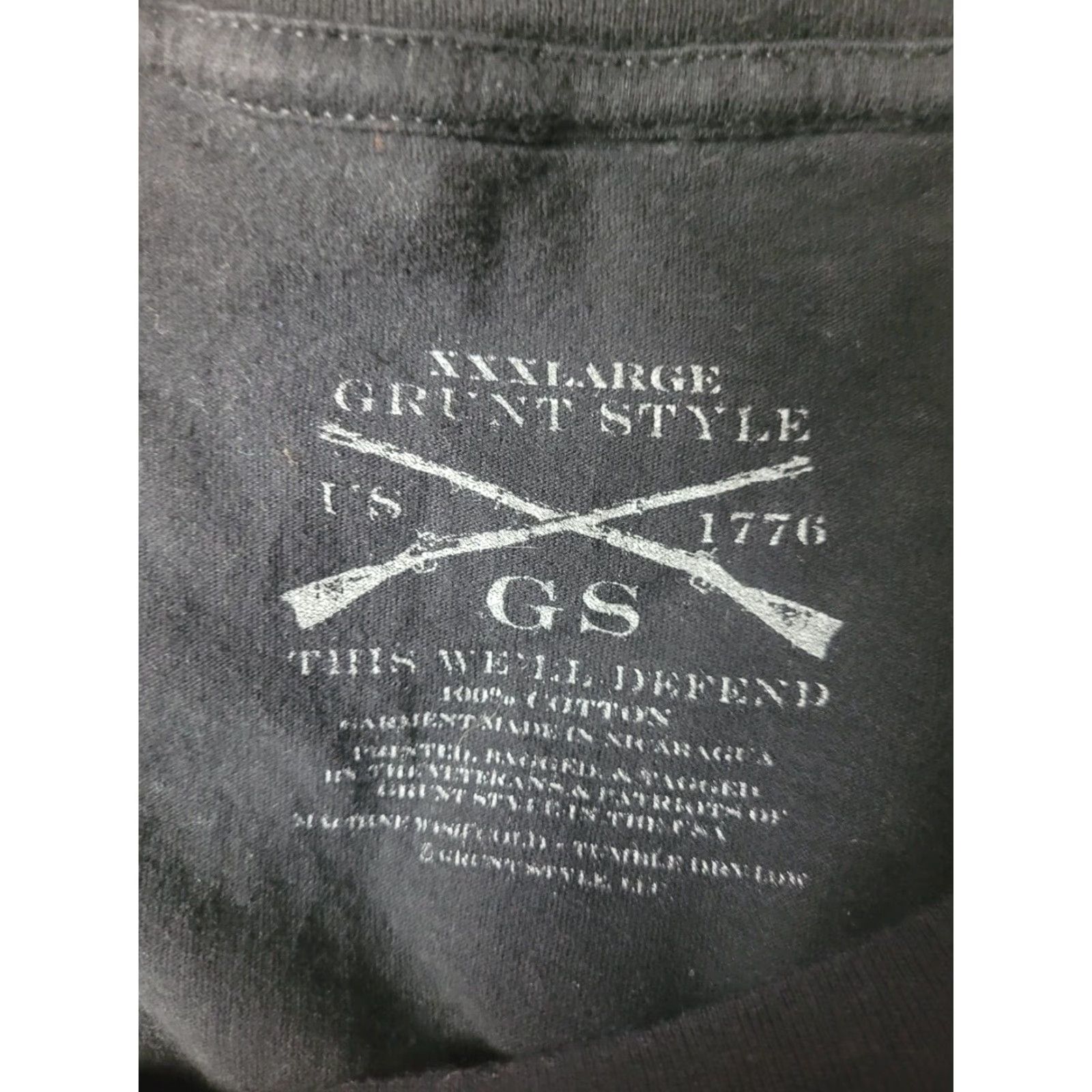 Vintage VINTAGE Grunt Style USA Nightmare Before Christmas Parody Rocket Launcher T Shirt 3XL Women Black 90s Anime Patriotic"} Size XXL / US 16-18 / IT 52-54 - 5 Thumbnail