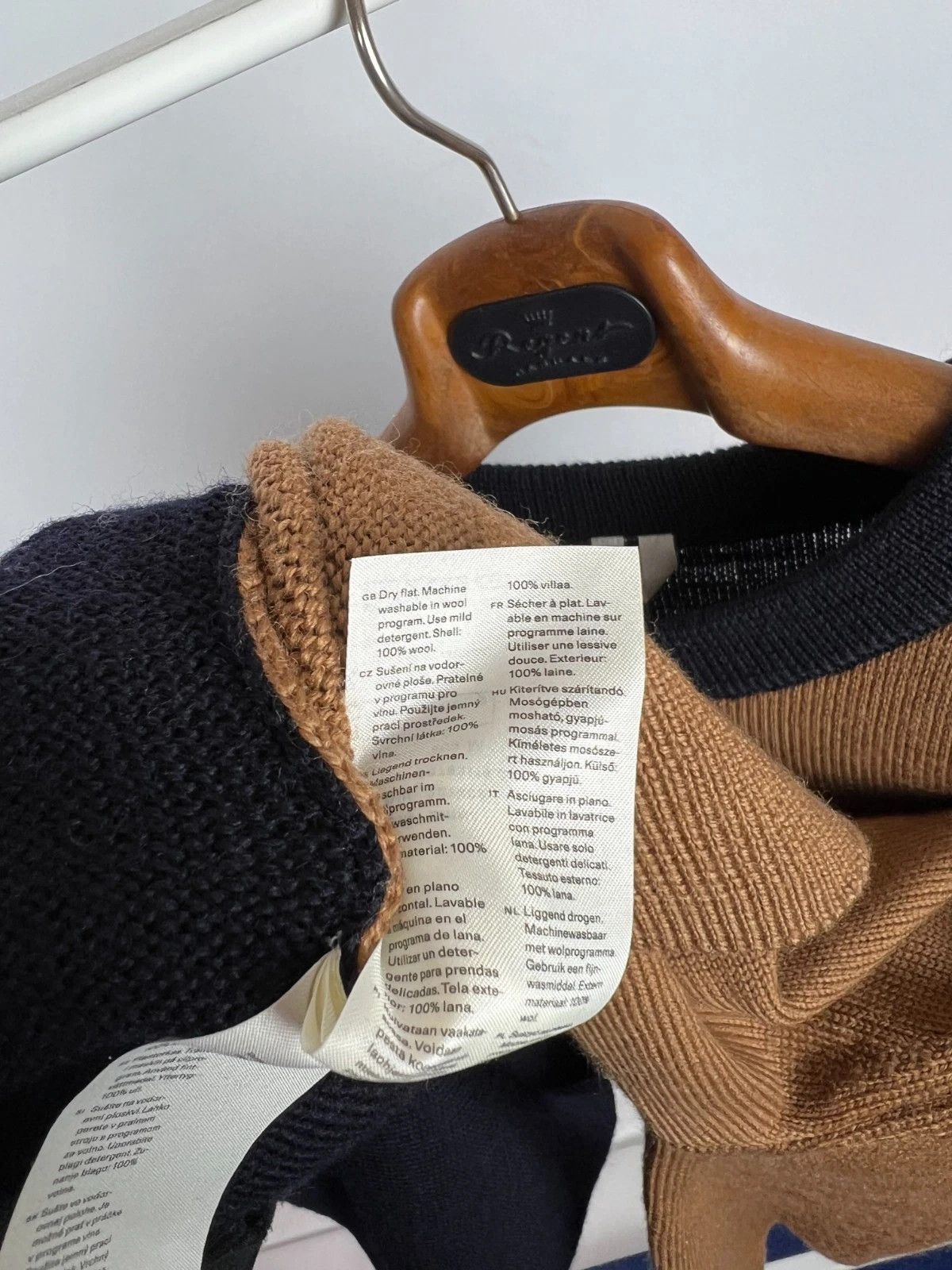 Arket Arket Knitwear Colour Block Wool Jumper Sweater Crew Neck Size US M / EU 48-50 / 2 - 8 Thumbnail