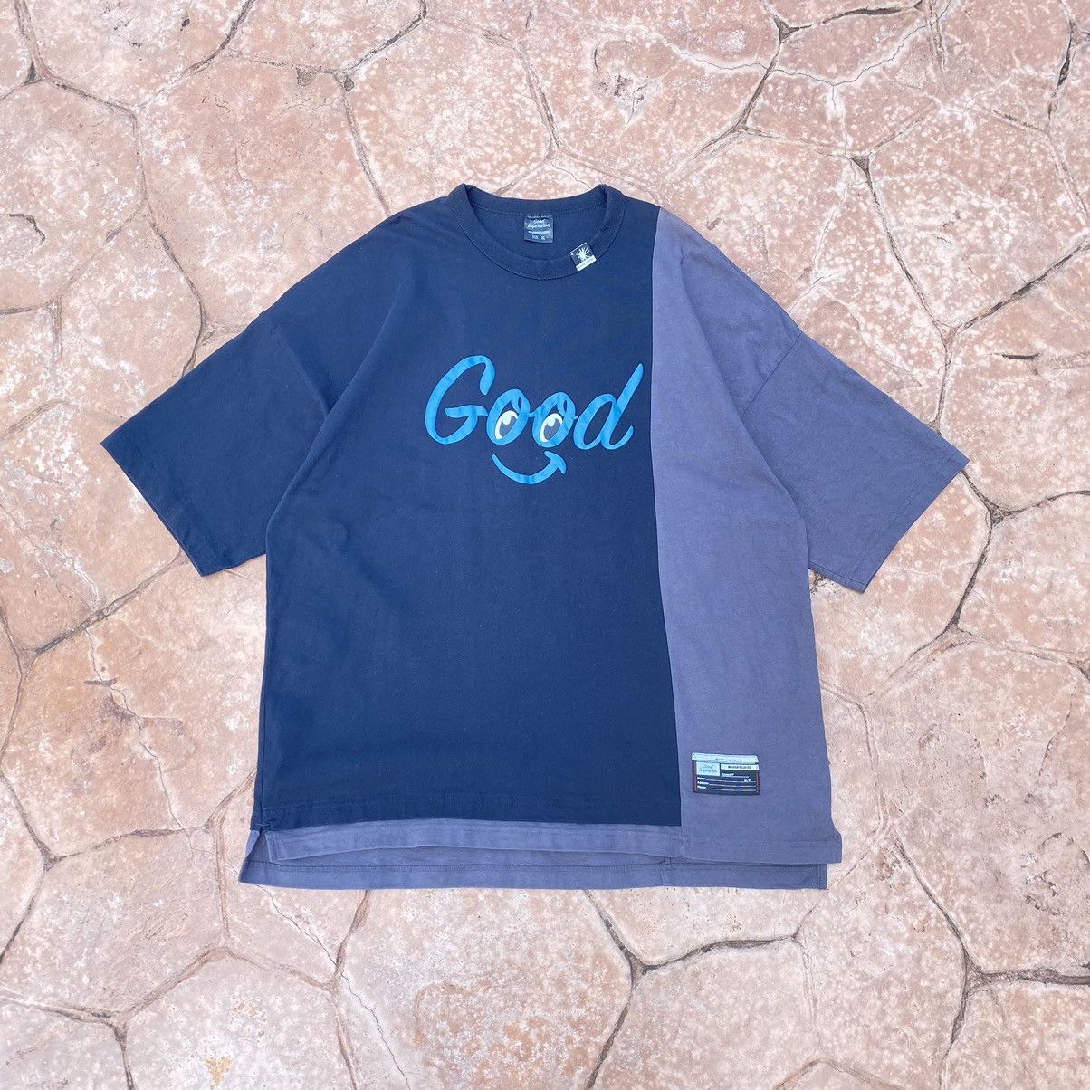 image of Archival Clothing x Miharayasuhiro Oversized Tee in Black, Men's (Size XL)