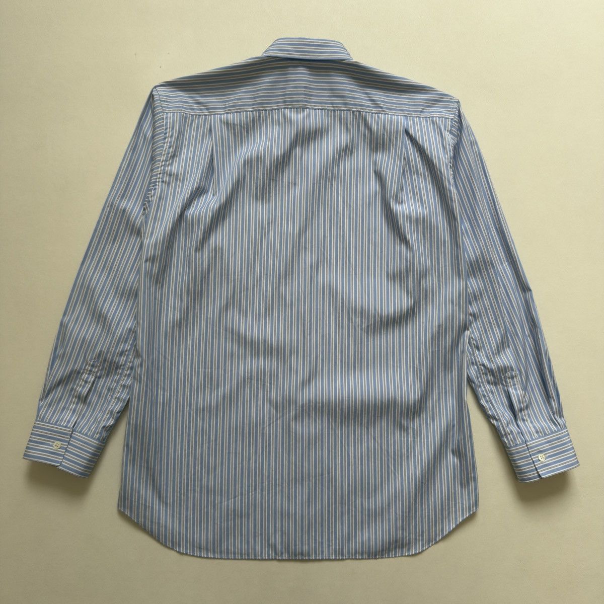 Comme des Garcons Blue/White Striped Cotton Shirt Size US M / EU 48-50 / 2 - 13 Thumbnail