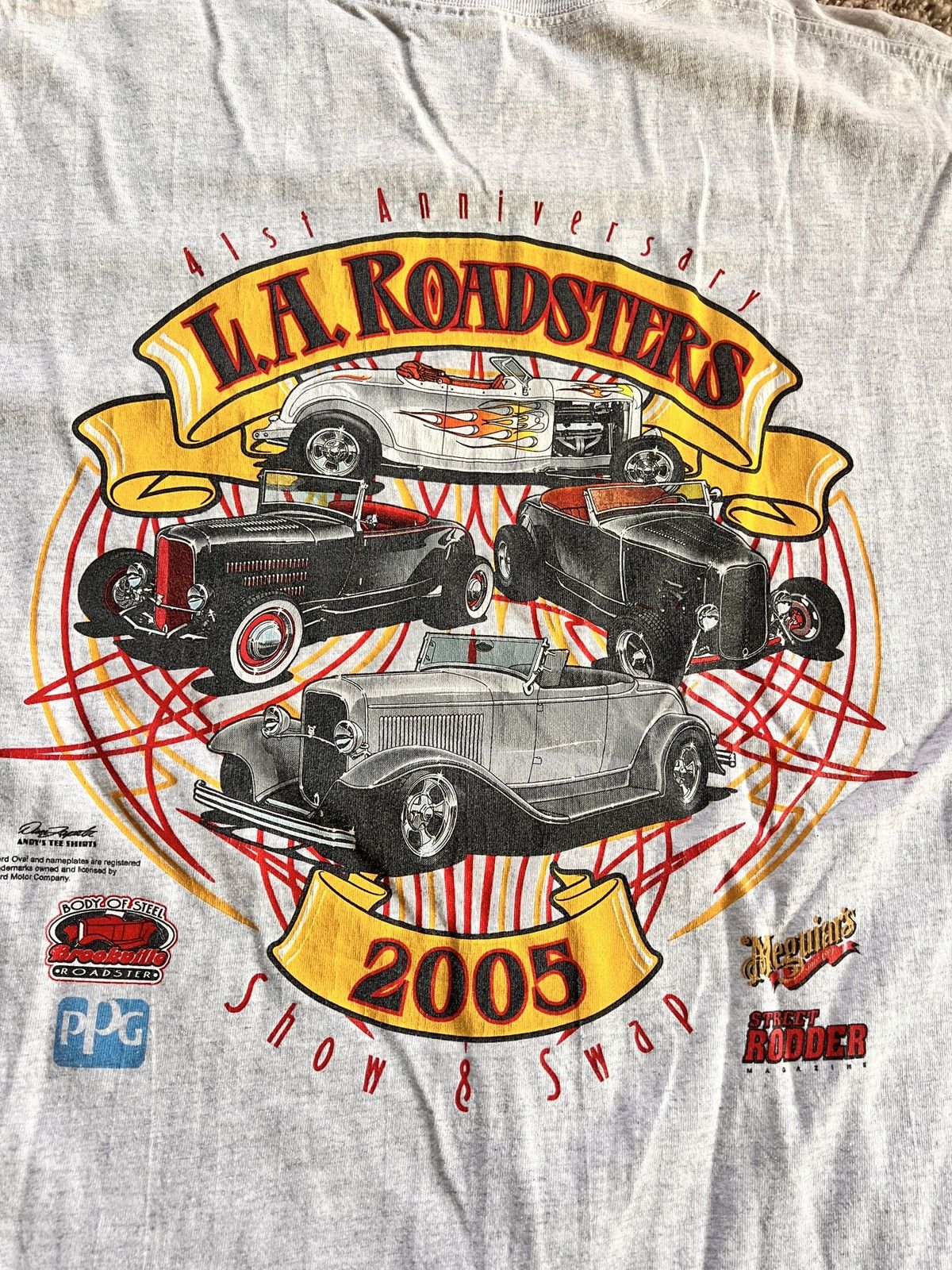 Vintage Vintage 2005 La Roadsters 41st Anniversary Tee Size US L / EU 52-54 / 3 - 4 Thumbnail
