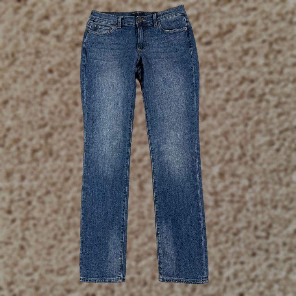 Lucky Brand VINTAGE Lucky Brand Jeans Women 4 Blue Denim Jeans Mid Rise Straight 28x31 Cotton 5-Pocket Design Mens? Size 27" / US 4 / IT 40 - 1 Thumbnail