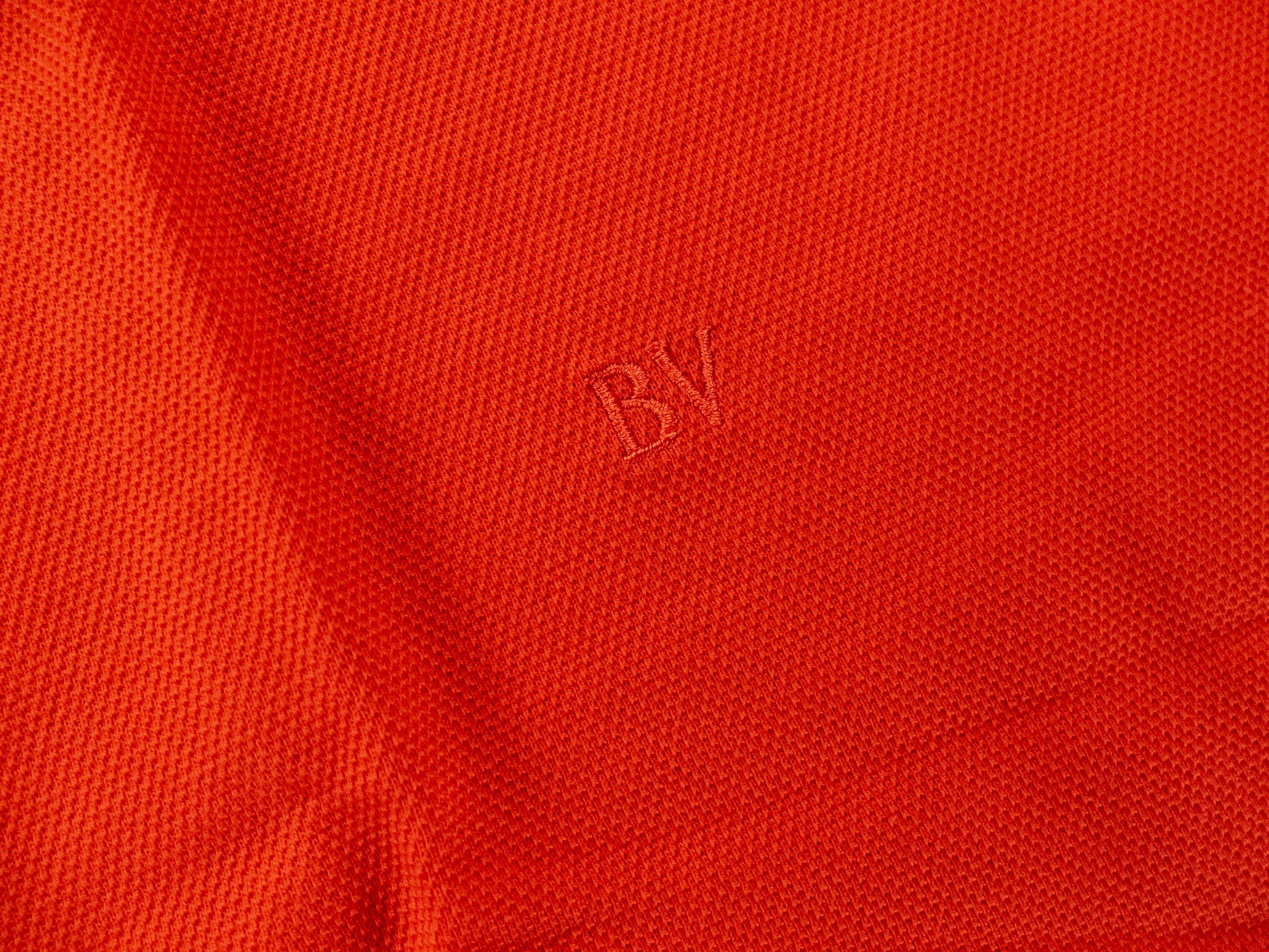 Bottega Veneta BOTTEGA VENETA solid orange pique cotton polo shirt Large q Size US L / EU 52-54 / 3 - 5 Thumbnail