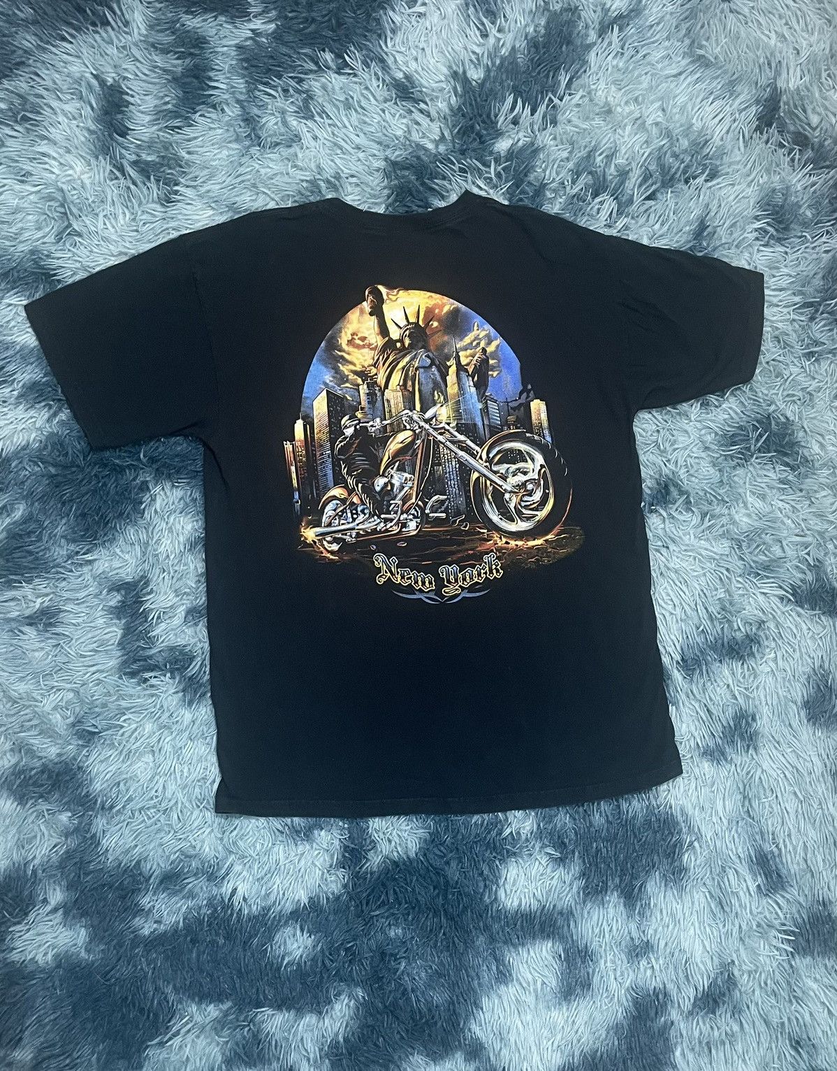 Vintage Lone Rider: NYC Streets Tee Size US L / EU 52-54 / 3 - 2 Thumbnail