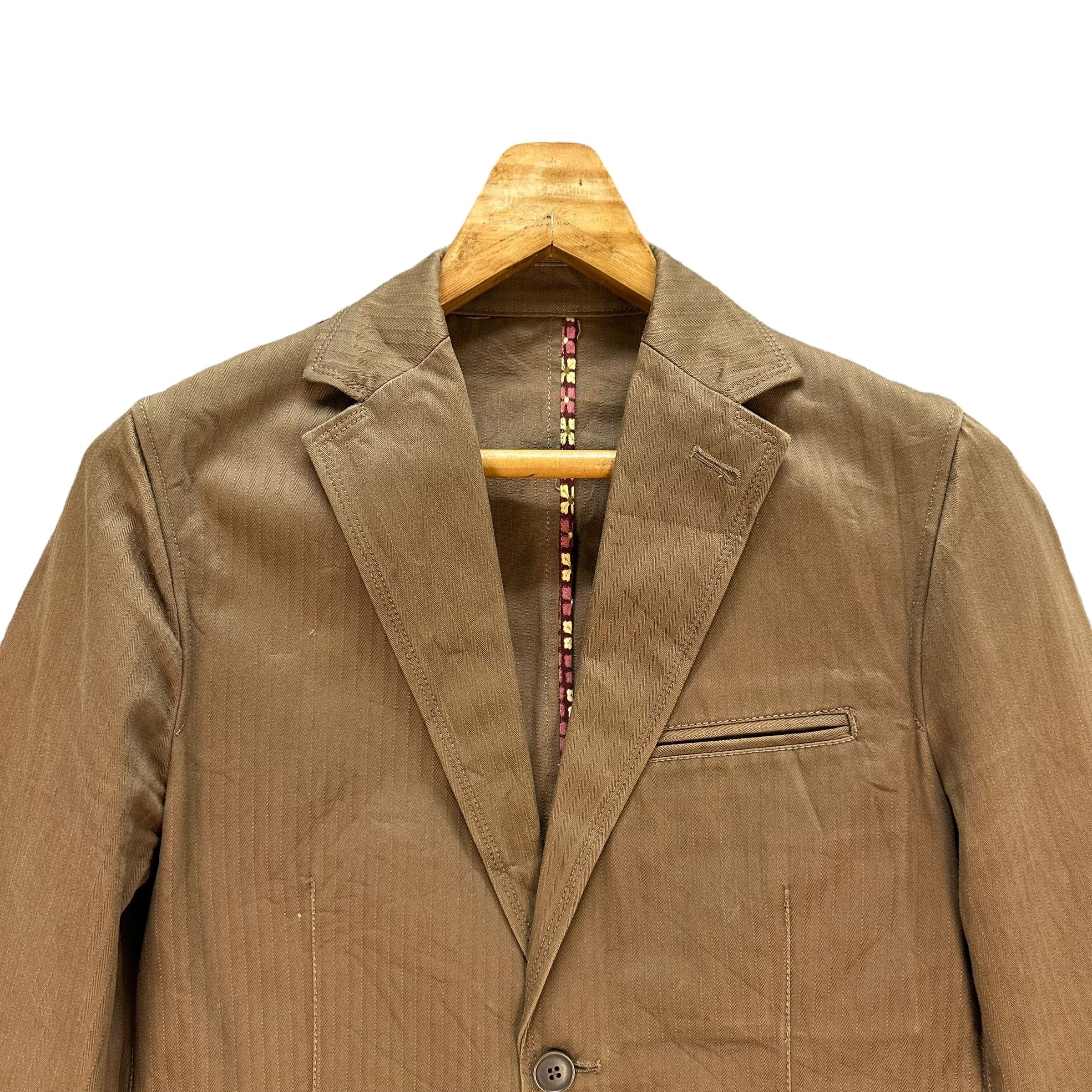 Japanese Brand NO CONCEPT BUT GOOD SENSE Menswear Jacket #A71-1726 Size M / US 6-8 / IT 42-44 - 2 Thumbnail