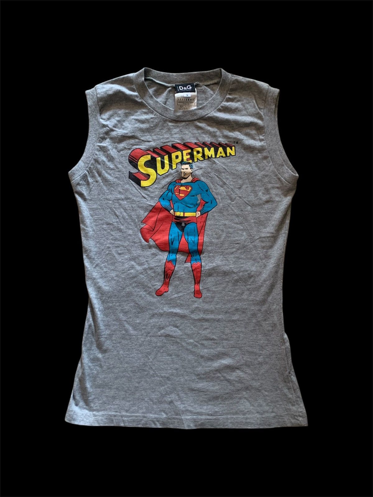 Dolce & Gabbana Vintage Dolce & Gabbana Superman Tank Top Size S / US 4 / IT 40 - 1 Thumbnail