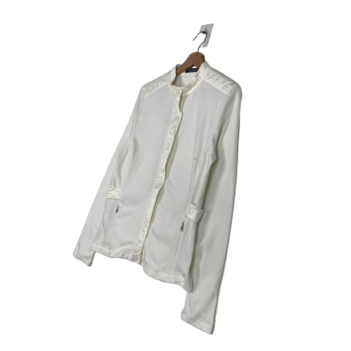 Polo Ralph Lauren POLO GOLF Ralph Lauren White Fleece Jacket #0202-C10 Size M / US 6-8 / IT 42-44 - 2 Thumbnail