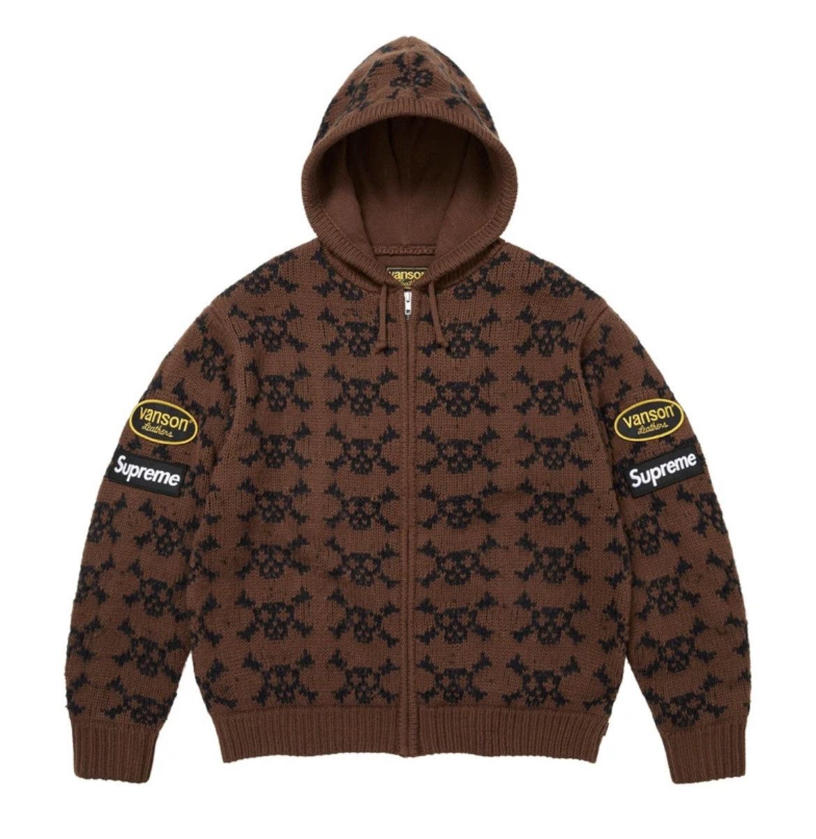 Jacob & Co. × Supreme Supreme La Martina Zip Up Sweater Yellow