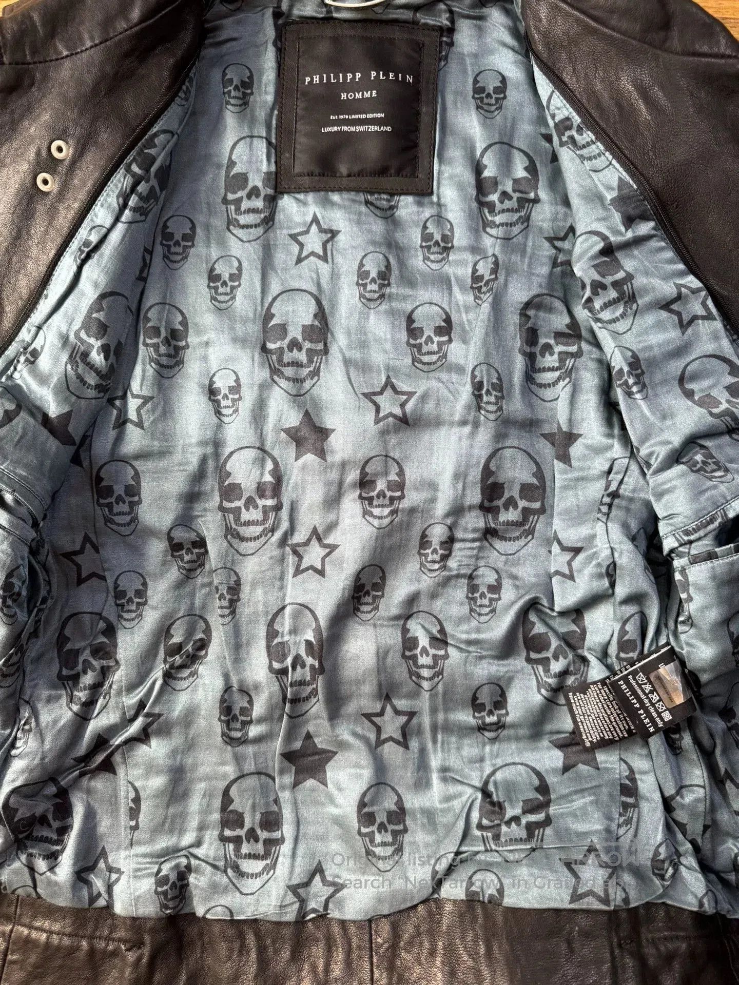 Philipp Plein Philipp Plein Men's Leather Vest Jacket. Size US M / EU 48-50 / 2 - 3 Thumbnail