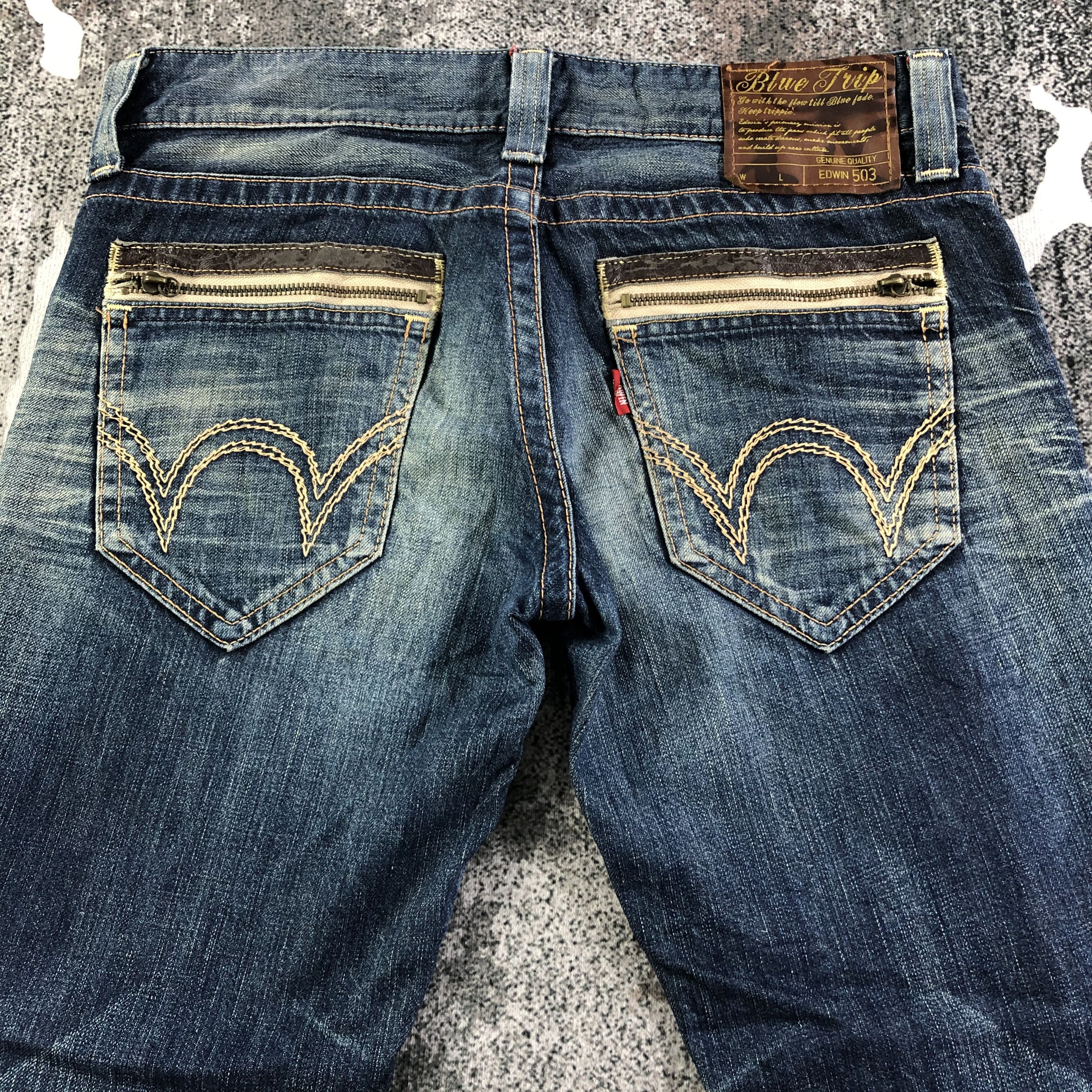 Edwin Edwin Blue Trip Faded Jeans KJ1943 Size US 32 / EU 48 - 4 Thumbnail