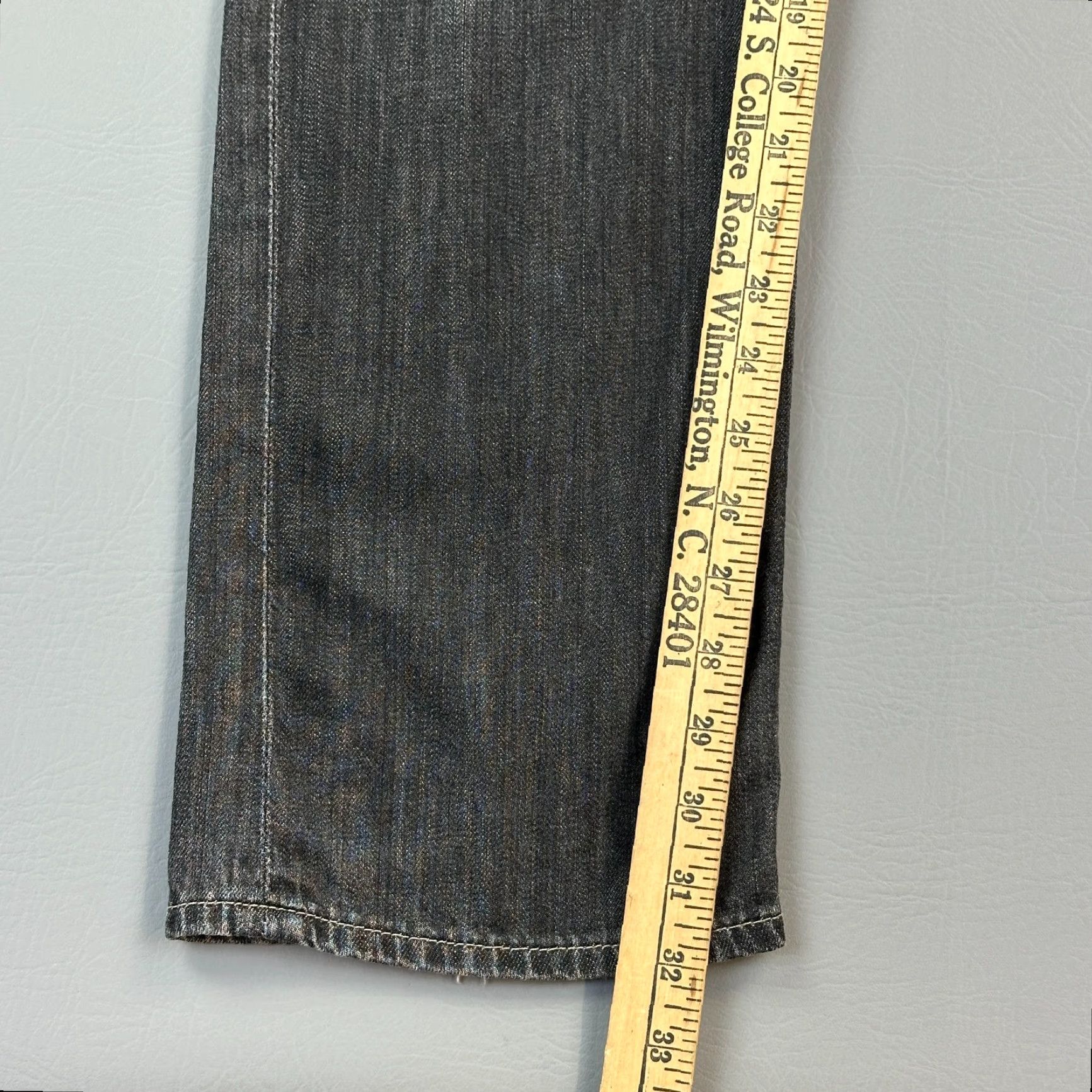 American Eagle Outfitters VINTAGE American Eagle Jeans Mens 32x32 34x32 Charcoal Wash Slim Straight Casual Whisker Size US 32 / EU 48 - 3 Thumbnail