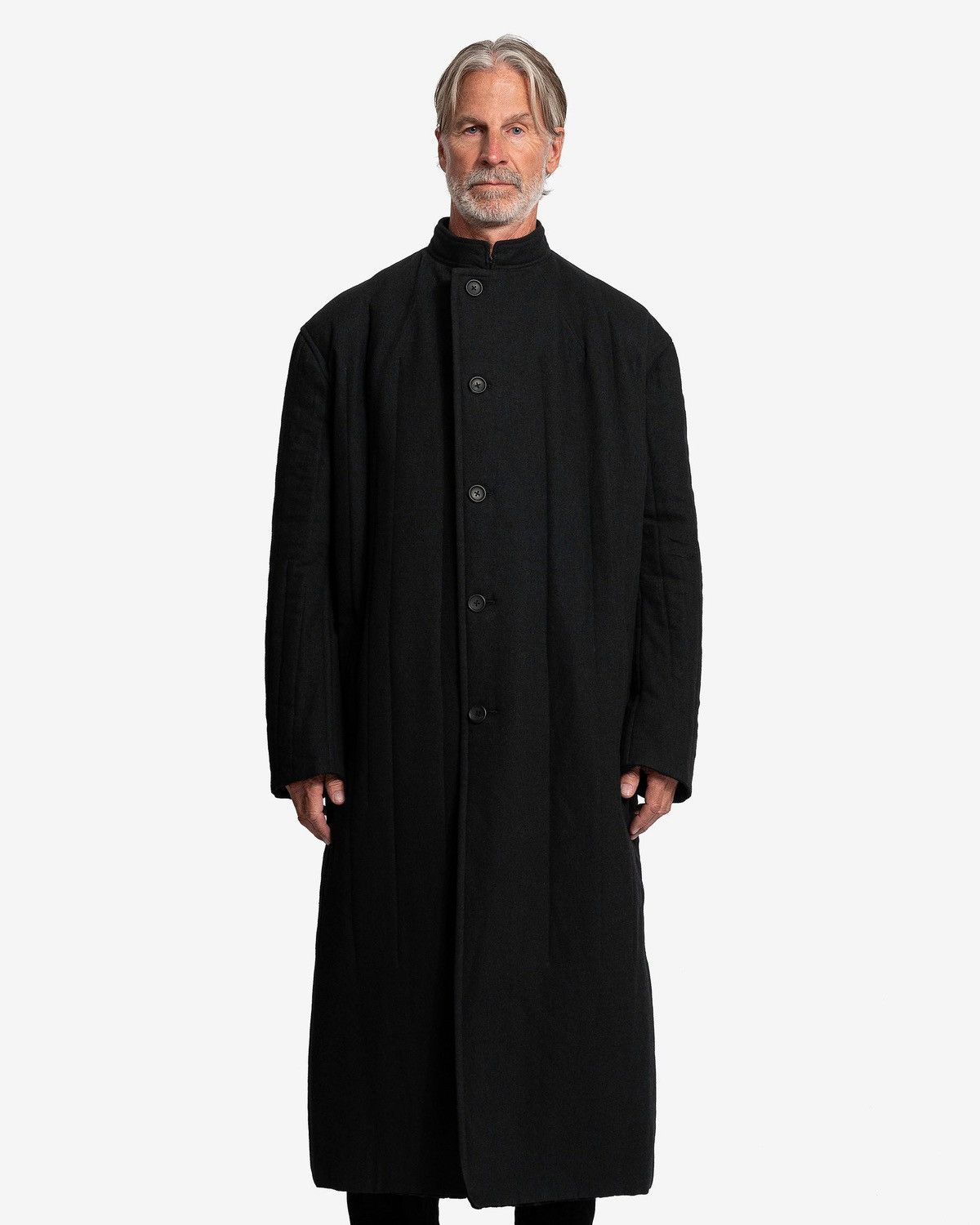Yohji Yamamoto yohji yamamoto pour homme 23fw padded coat Size US L / EU 52-54 / 3 - 3 Thumbnail