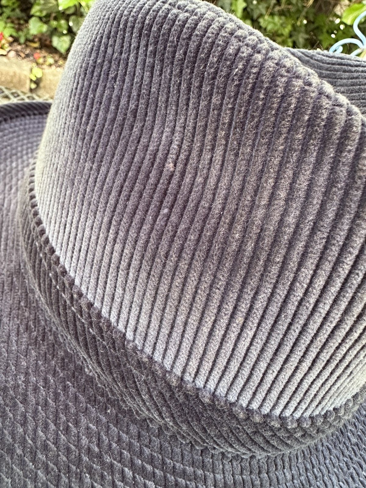 Pigalle Blue Corduroy Fedora Size ONE SIZE - 2 Thumbnail