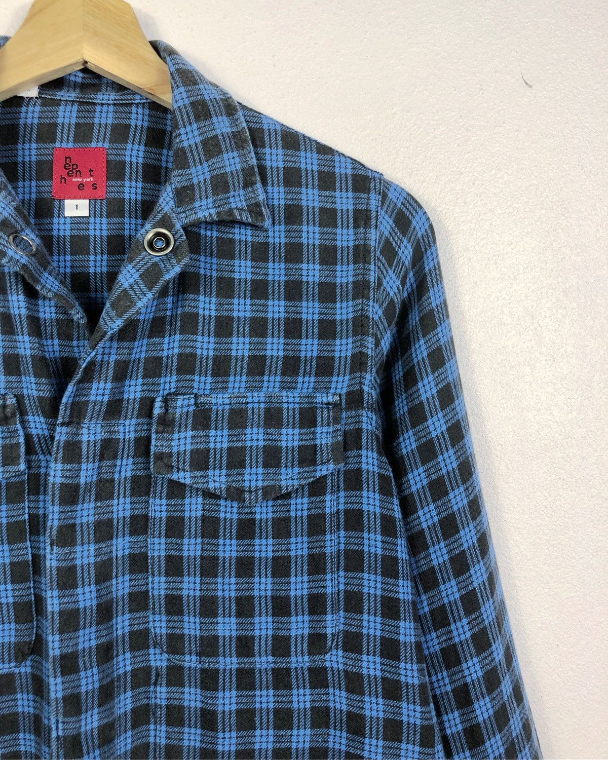 Nepenthes Rare Nepenthes New York Button Ups Flannel Shirt Made in USA Size XS / US 0-2 / IT 36-38 - 3 Thumbnail