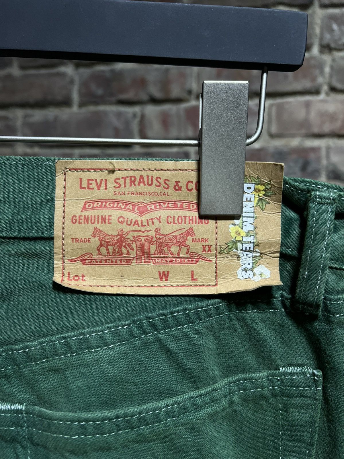 DENIM TEARS Denim Tears x Levi’s Green Jeans Size US 31 - 3 Thumbnail