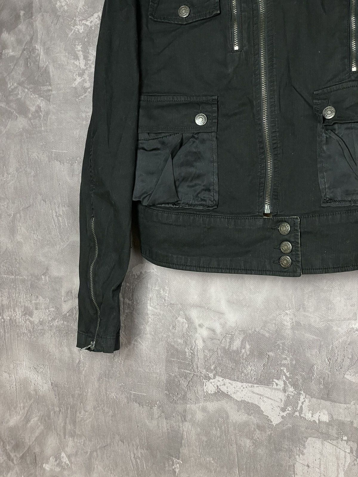 Calvin Klein × Vintage RARE Vintage Calvin Klein Jeans Nylon Track Bomber Jacket Size S / US 4 / IT 40 - 6 Thumbnail