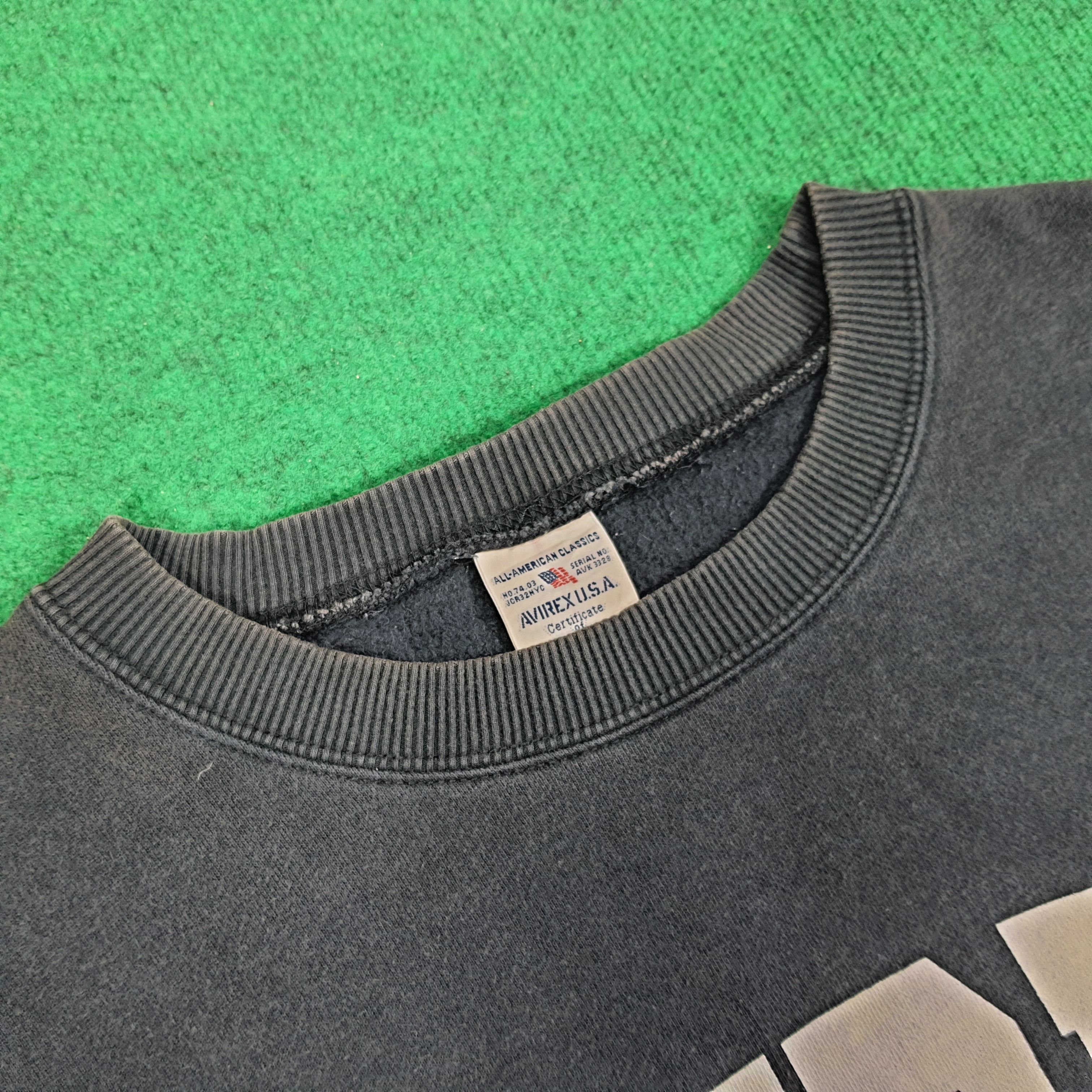 Avirex × Vintage Vintage Avirex Luxury Streetwear Spell Out Sweatshirt Size US S / EU 44-46 / 1 - 5 Thumbnail