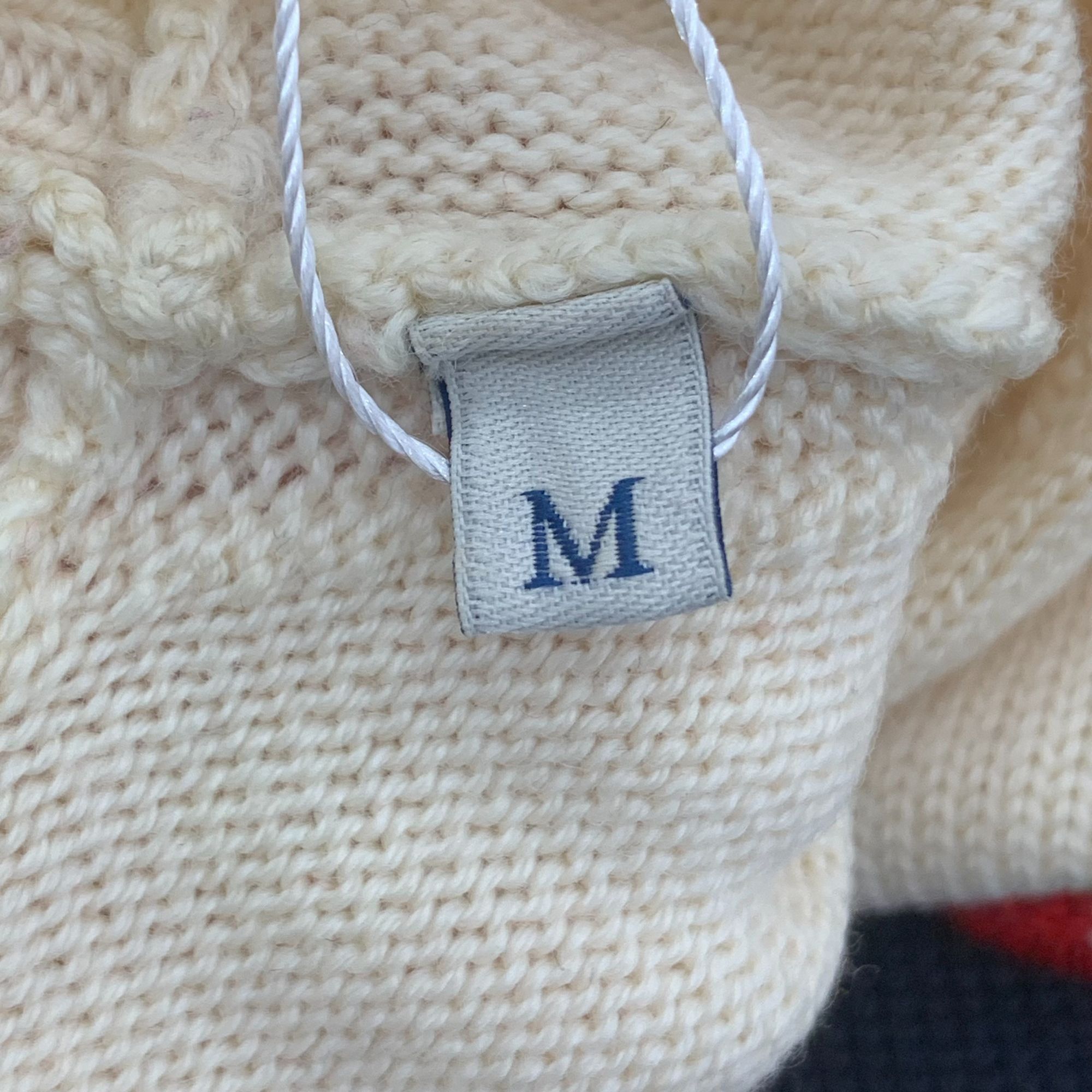Moncler Moncler Maglione Tricot Colorblock Logo Embroidered Wool Cre Size US M / EU 48-50 / 2 - 6 Thumbnail