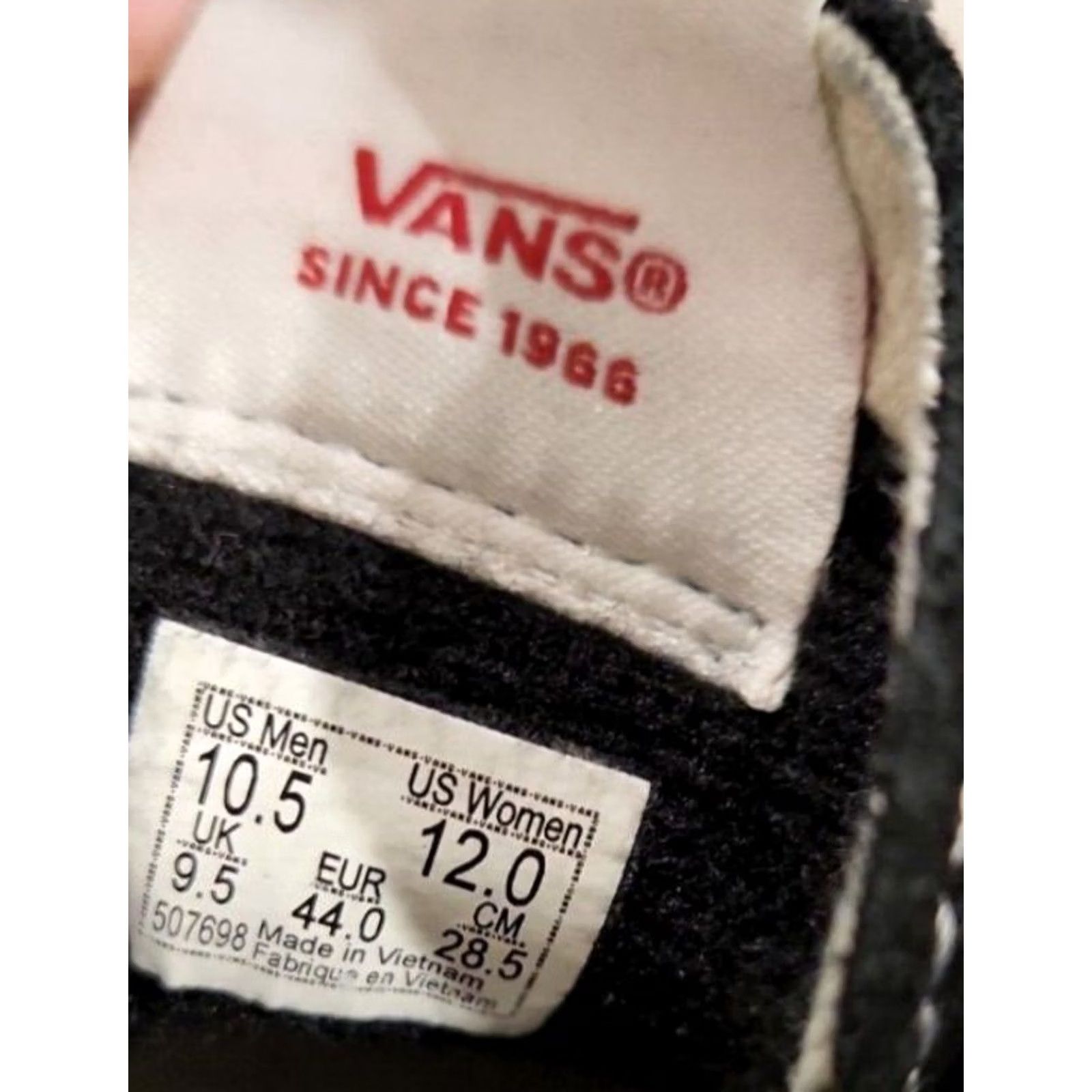 Vans VANS Pro Off The Wall 500714 Skate High Top Sneakers Shoes Men 10.5 Women 12 Black High Top Skateboarding Shoes Mens Womens Size L / US 10 / IT 46 - 5 Thumbnail