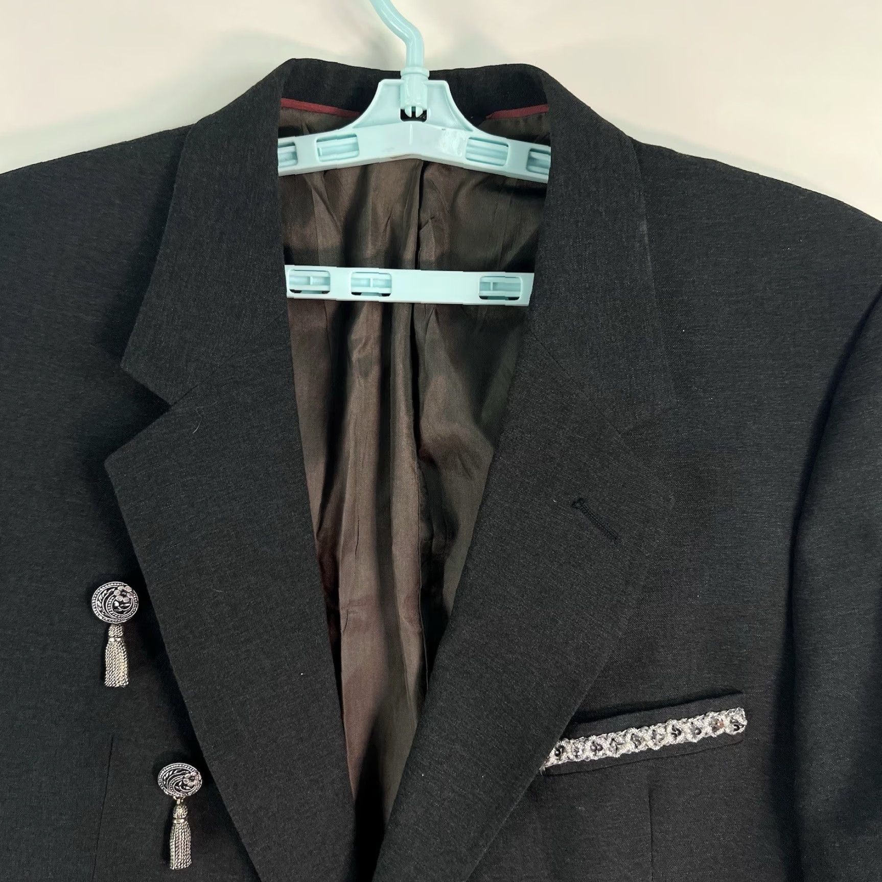 Levi's Vtg Levi Strauss Show Blazer Men’s Size 46R Grey Size 46R - 2 Thumbnail