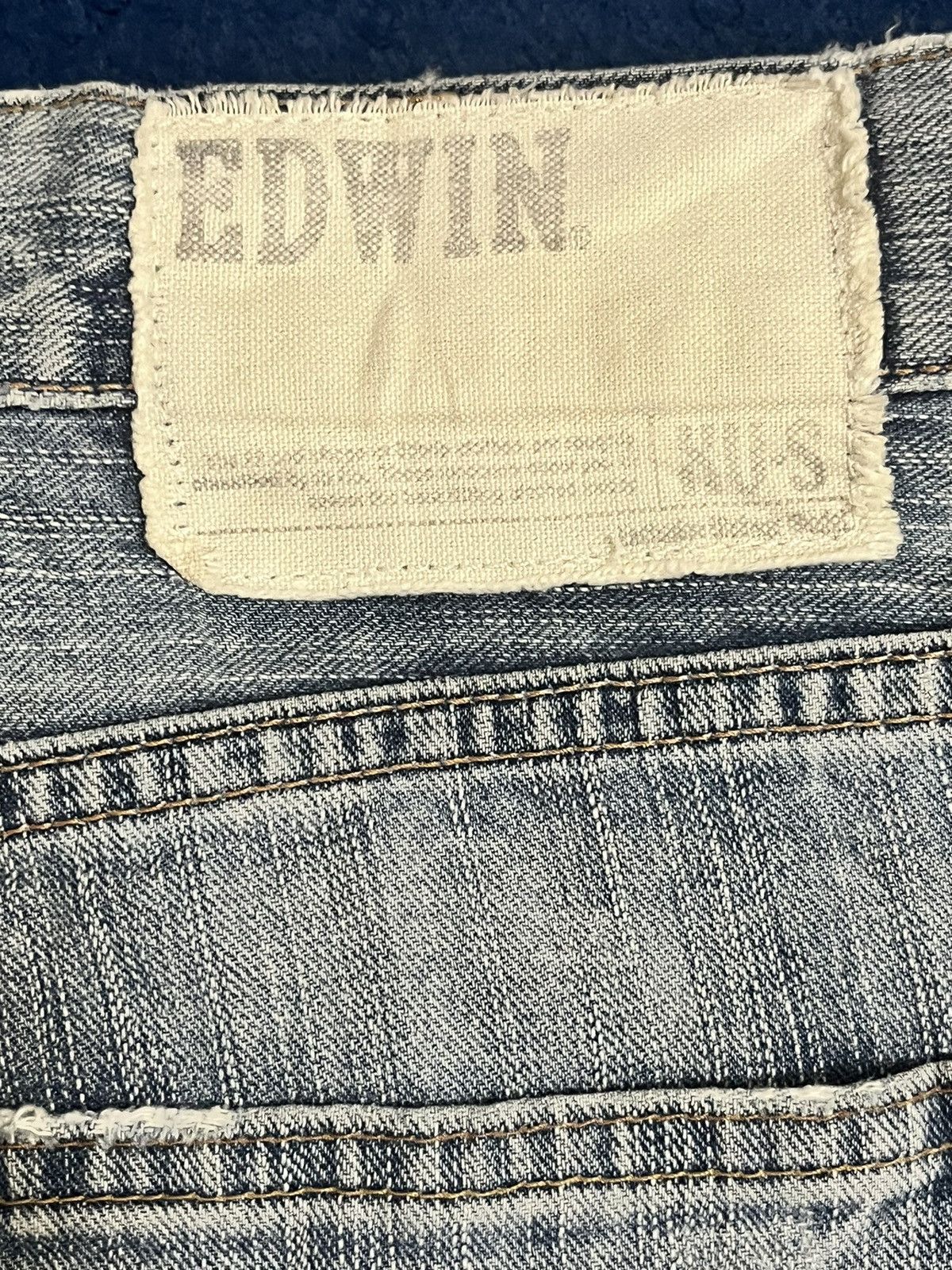 Edwin × Japanese Brand × Vintage Vintage XV-S Edwin Patches Short Denim Size US 34 / EU 50 - 11 Thumbnail
