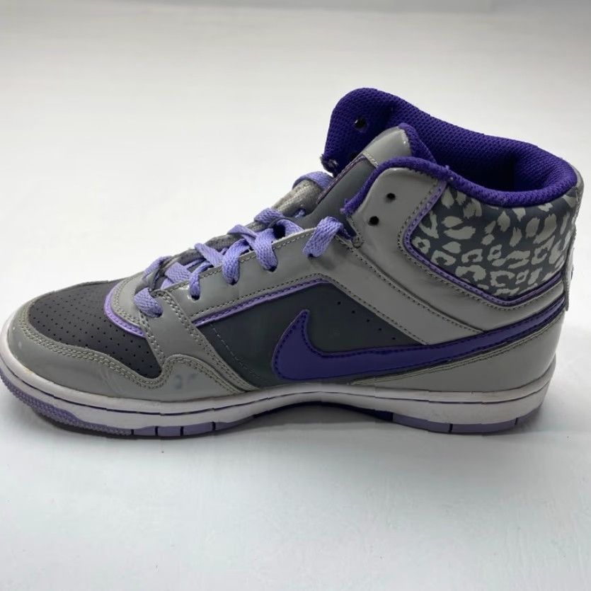 Nike Nike Prestige 3 High Top Shoes 574686-055 Women Size 8 Gray Purple Leopard - Nike Prestige 3 Sneakers Womens 8 Gray Leopard Purple Size M / US 6-8 / IT 42-44 - 6 Thumbnail
