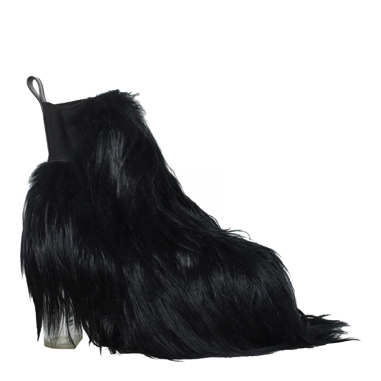 Rick Owens Minimal Grill Beatle 65 in black fur Size US 9 / EU 42 - 5 Thumbnail